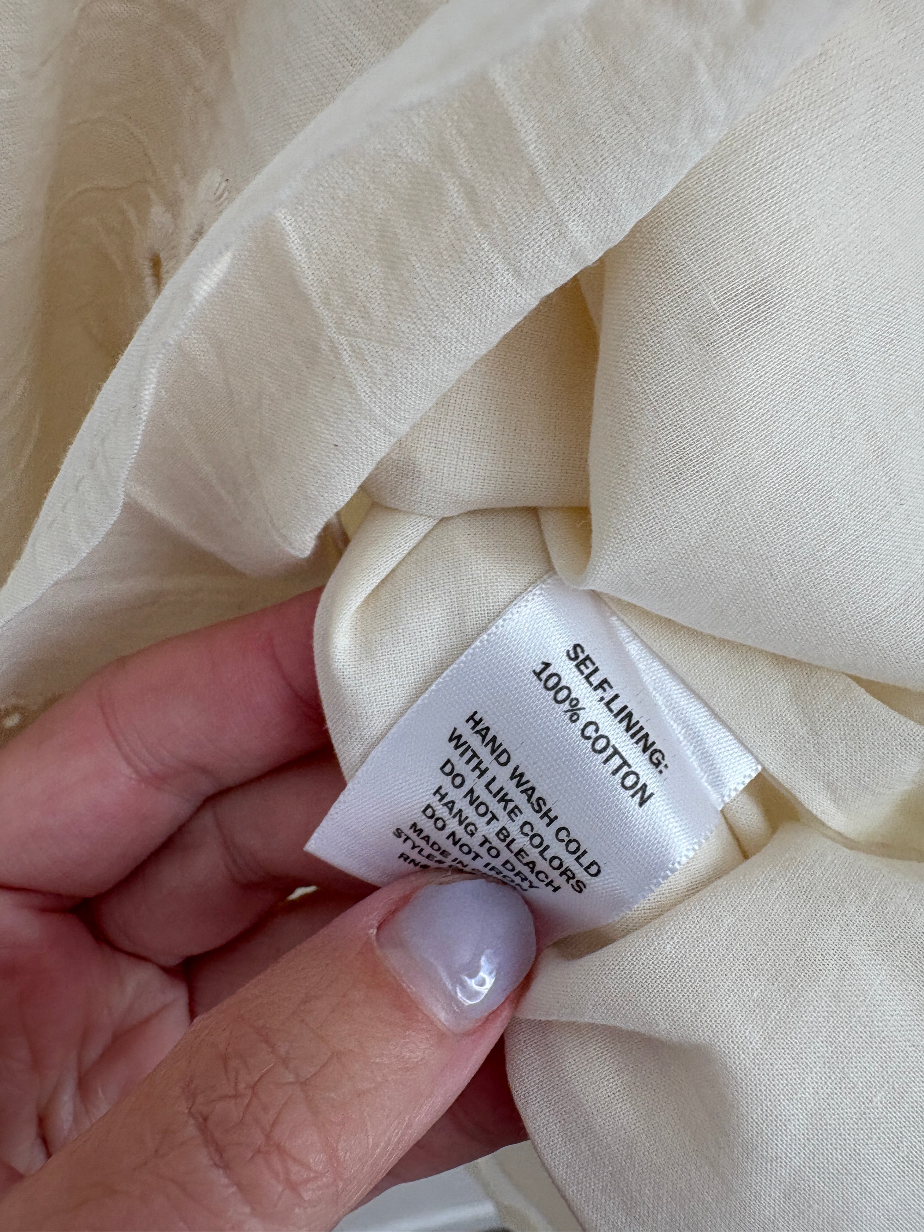 Solai Lila Cotton Mini Dress (L)