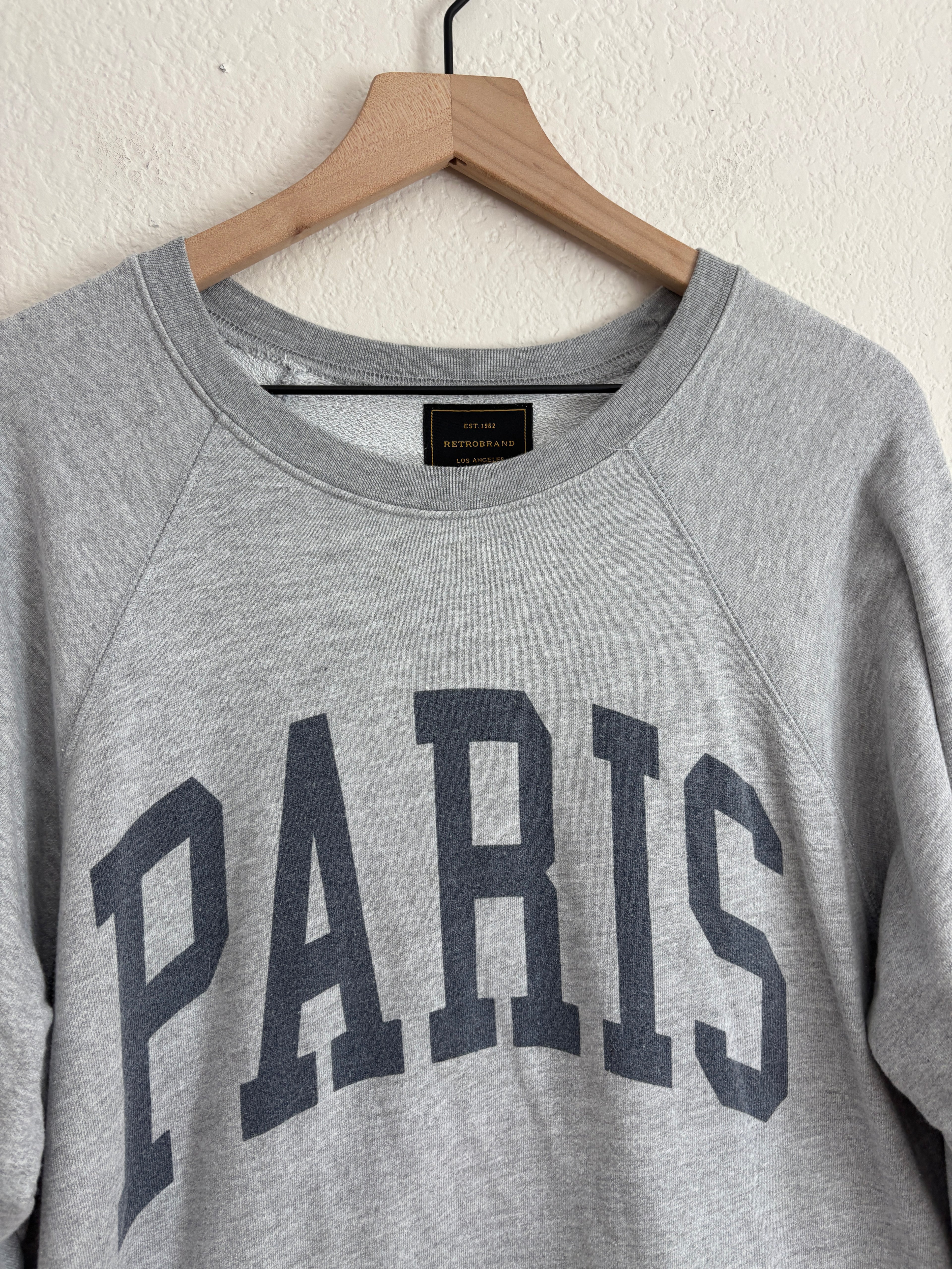 Free People Original Retro Brand Paris Sweatshirt (S)