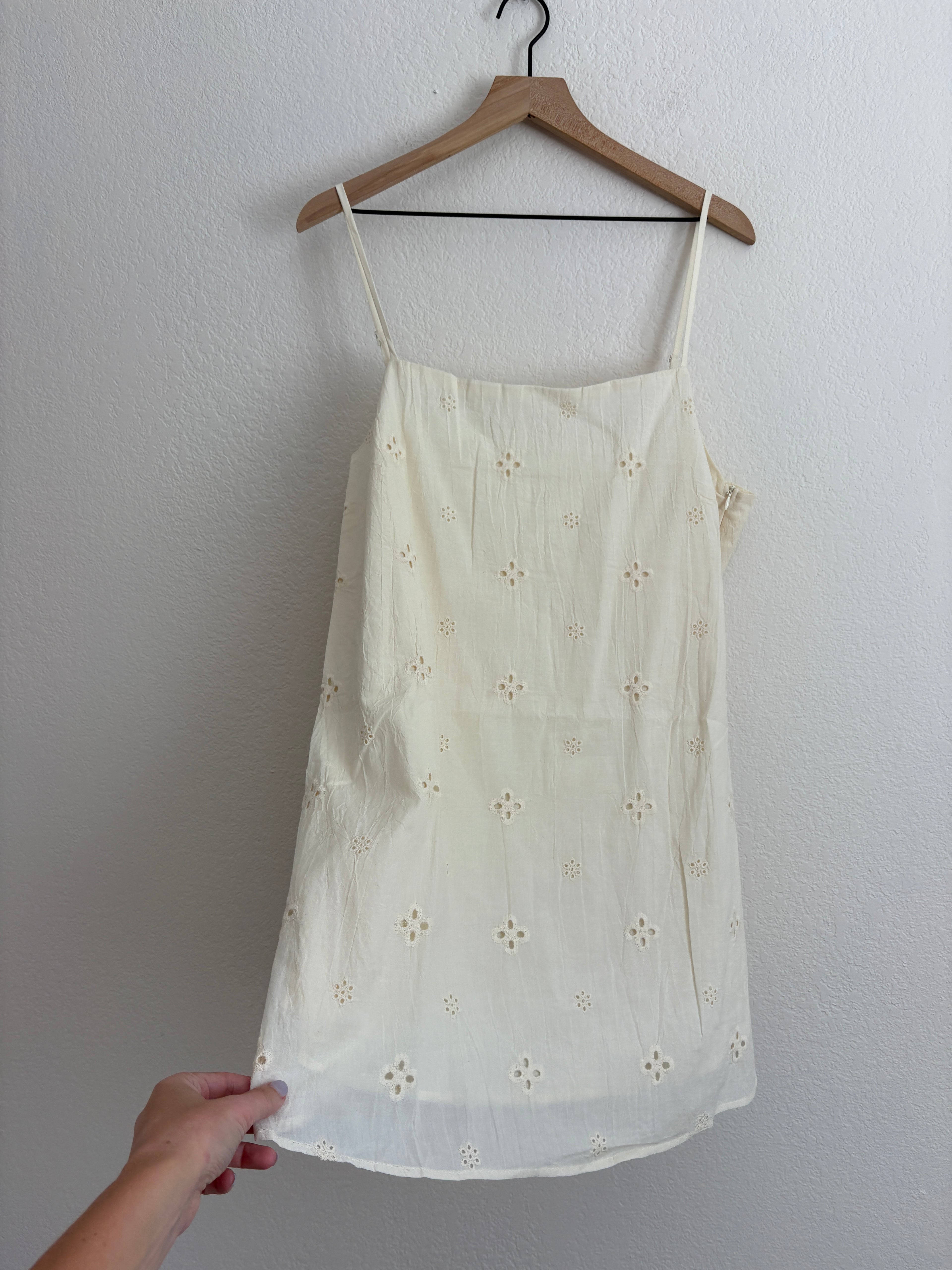 Solai Lila Cotton Mini Dress (L)