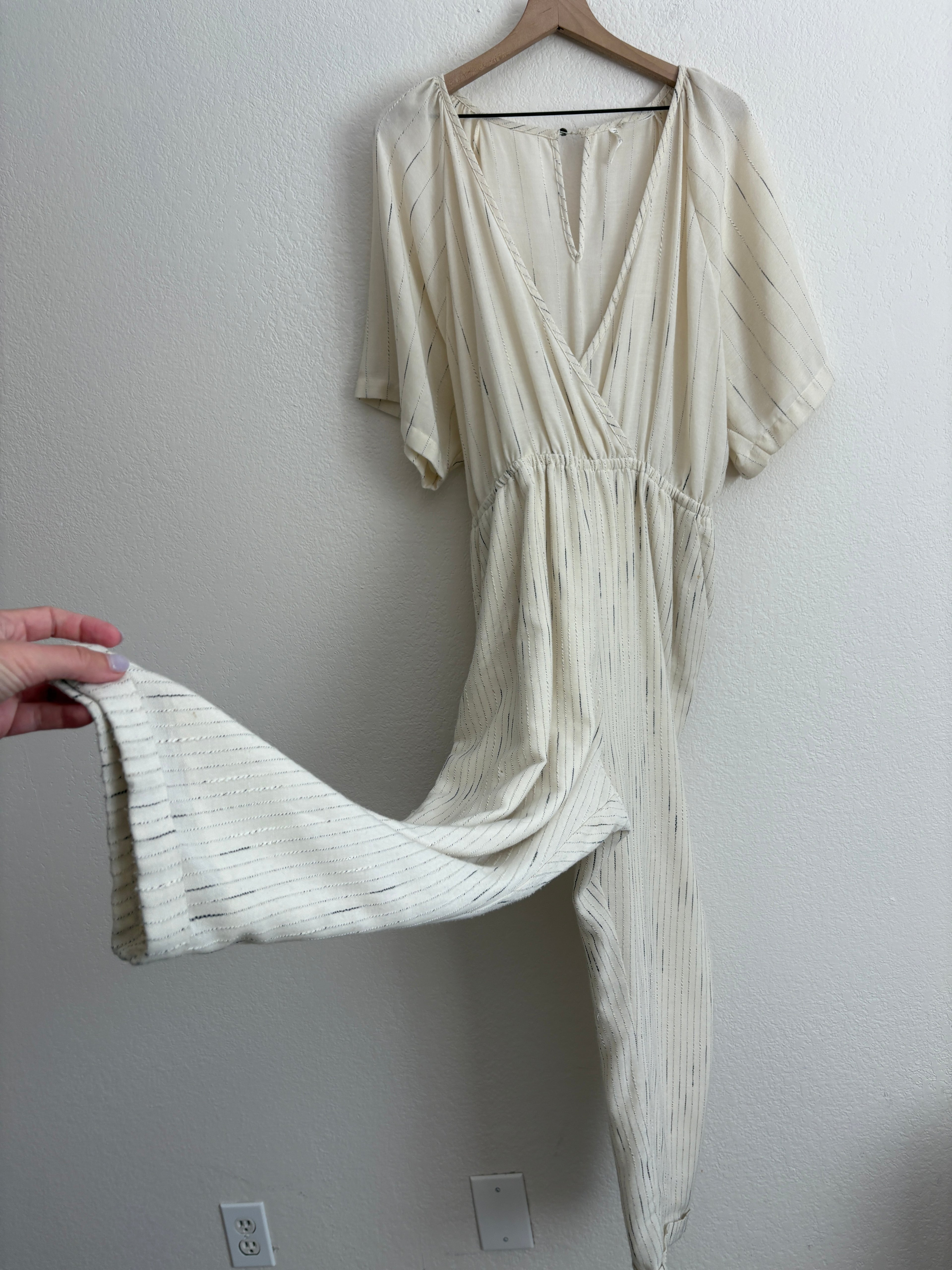 Anthropologie Feather & Bone Soleil Jumpsuit (XL)