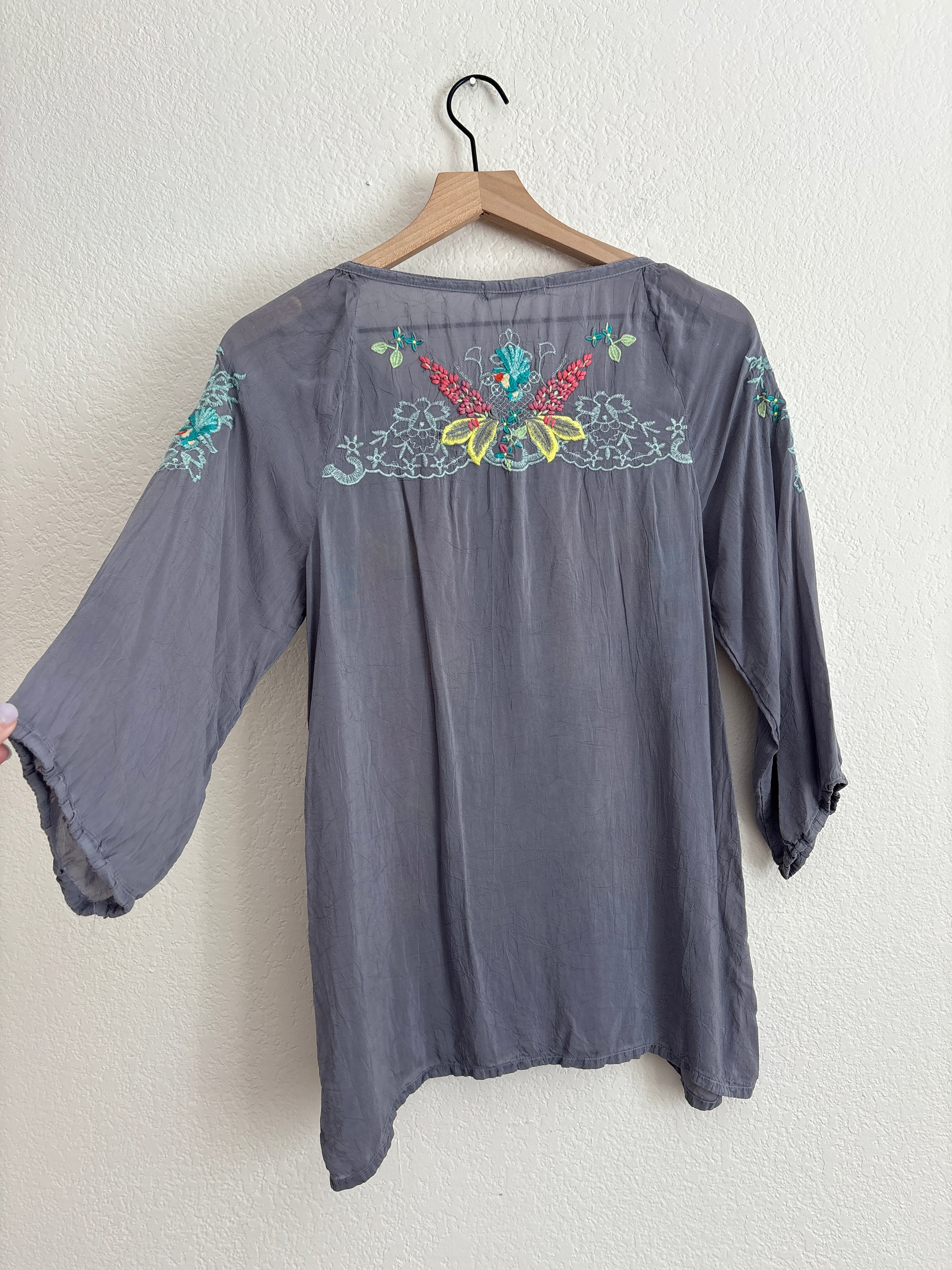 Johnny Was Embroidered Top (XS)