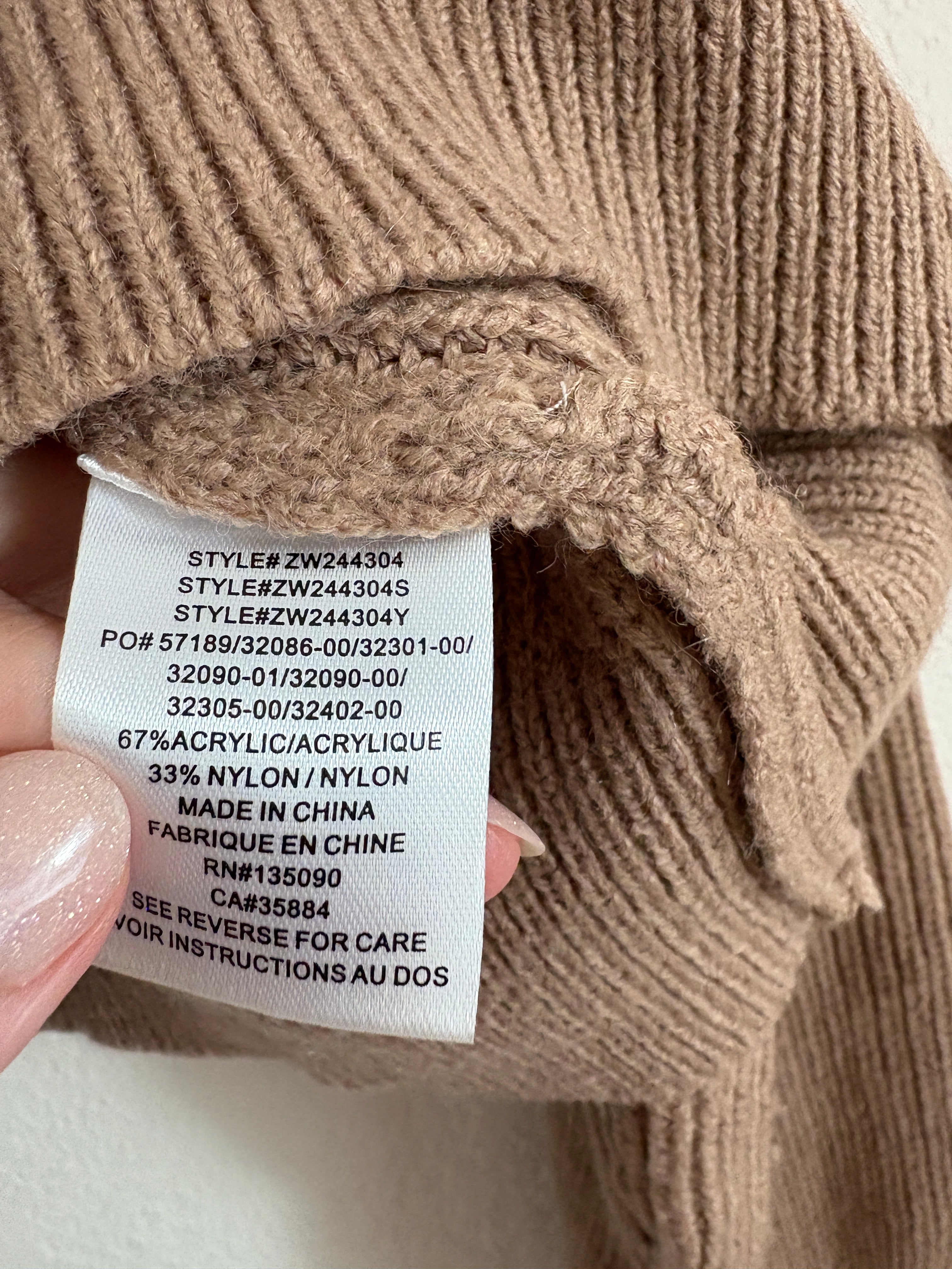 Z Supply Fringe Sweater in Campfire (L)