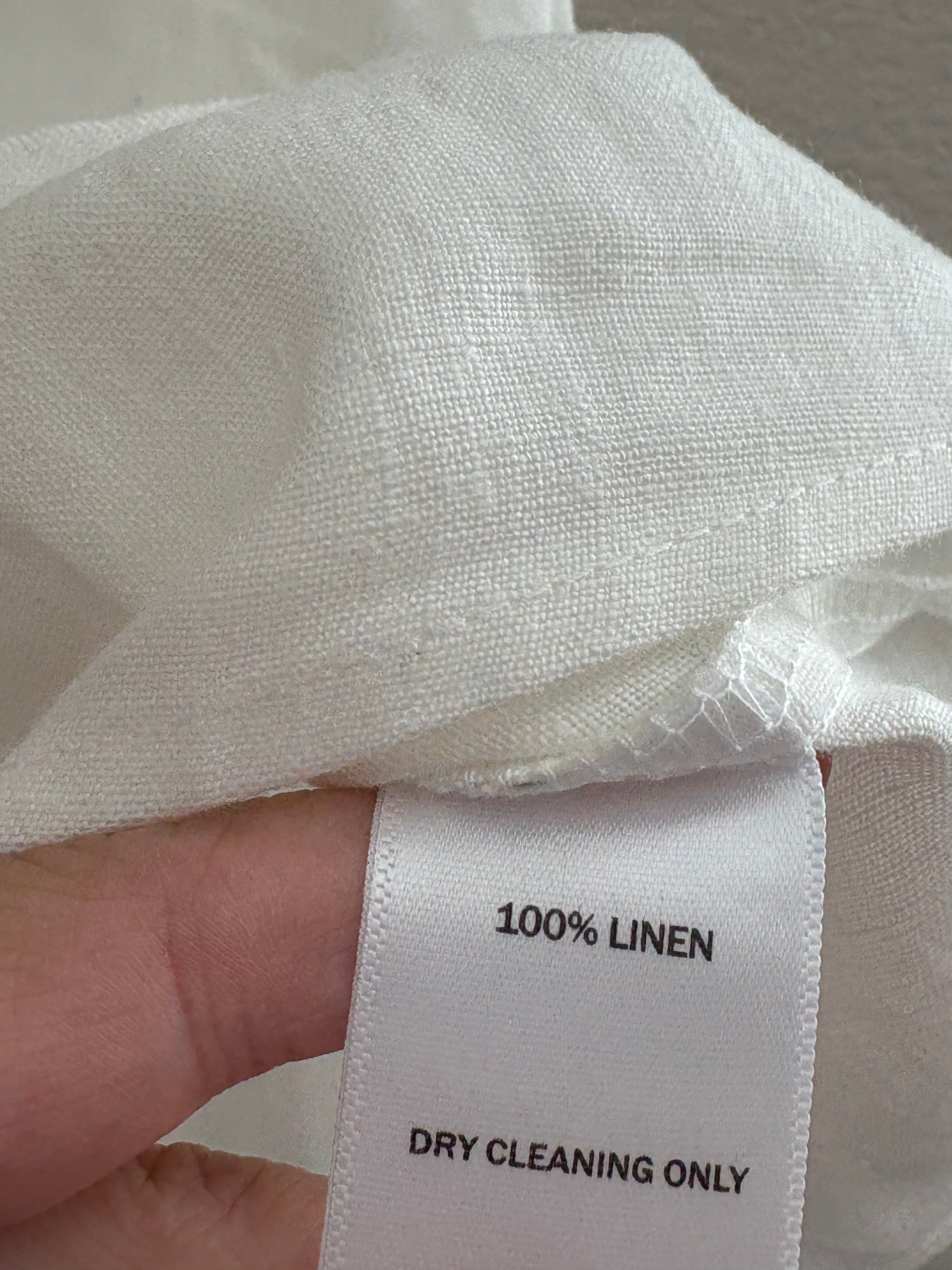 Solai Linen Capri Scoop Neck Tank (M)