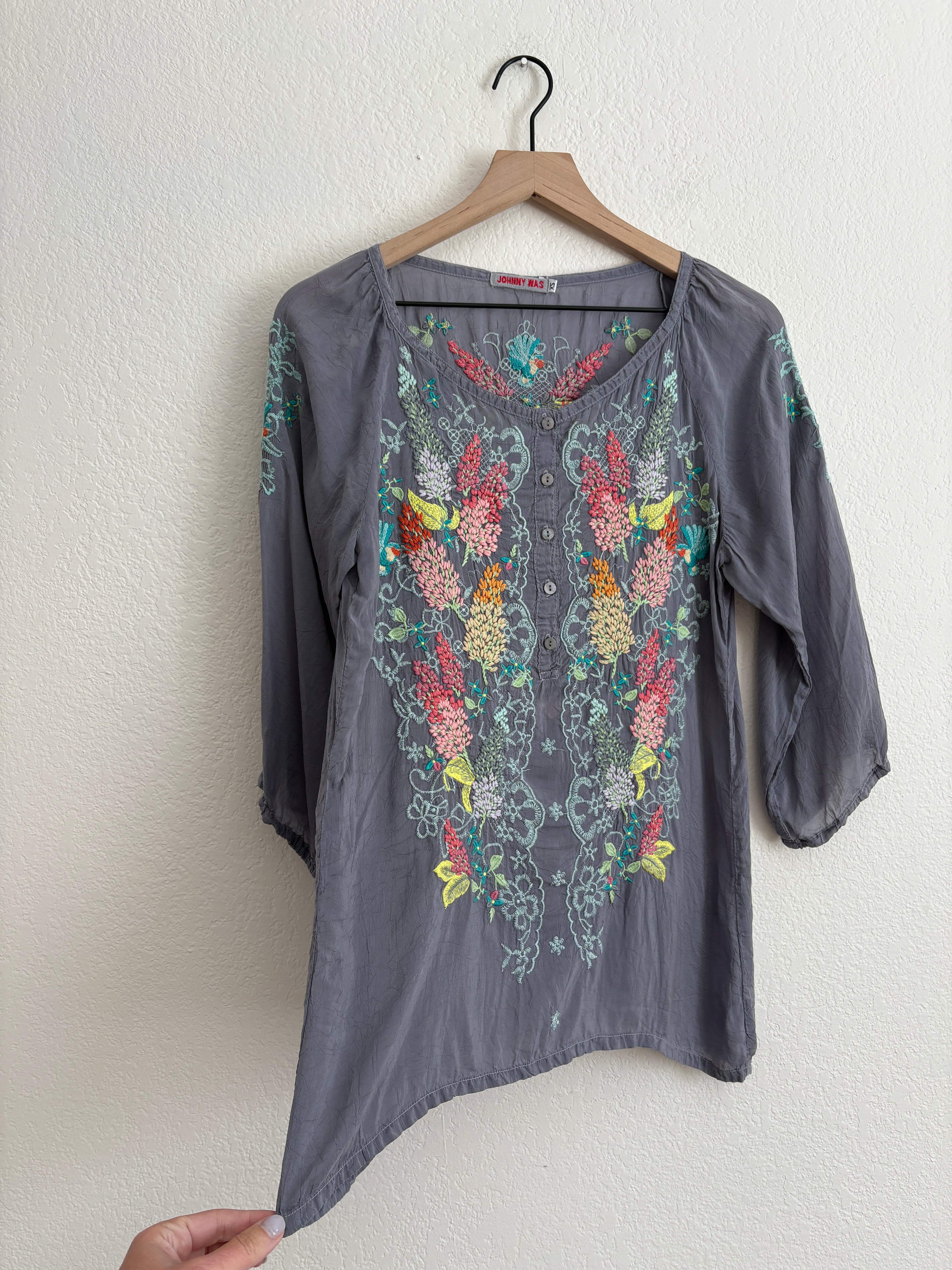 Johnny Was Embroidered Top (XS)