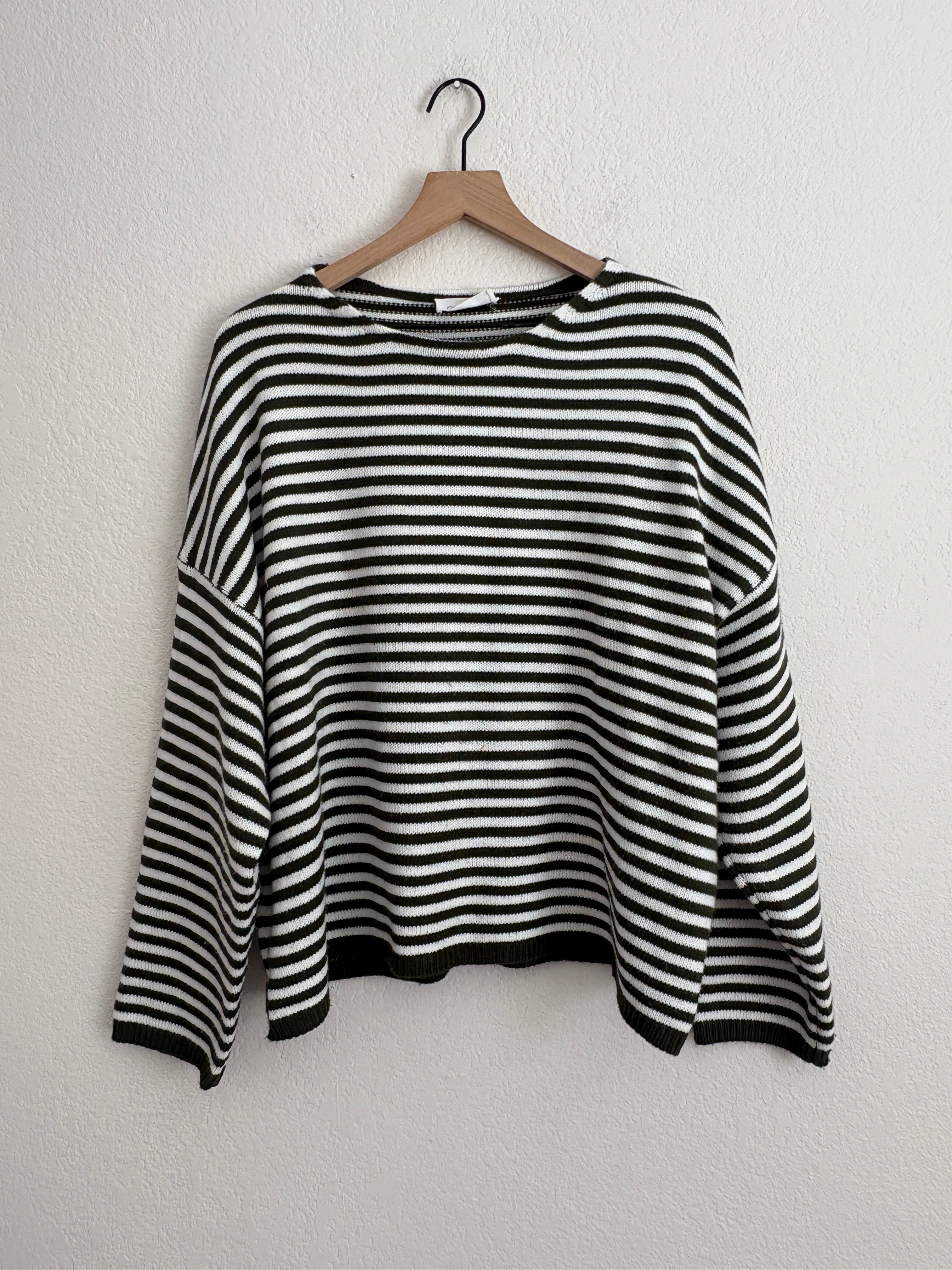 Carly Jean Los Angeles Striped Sweater (L)