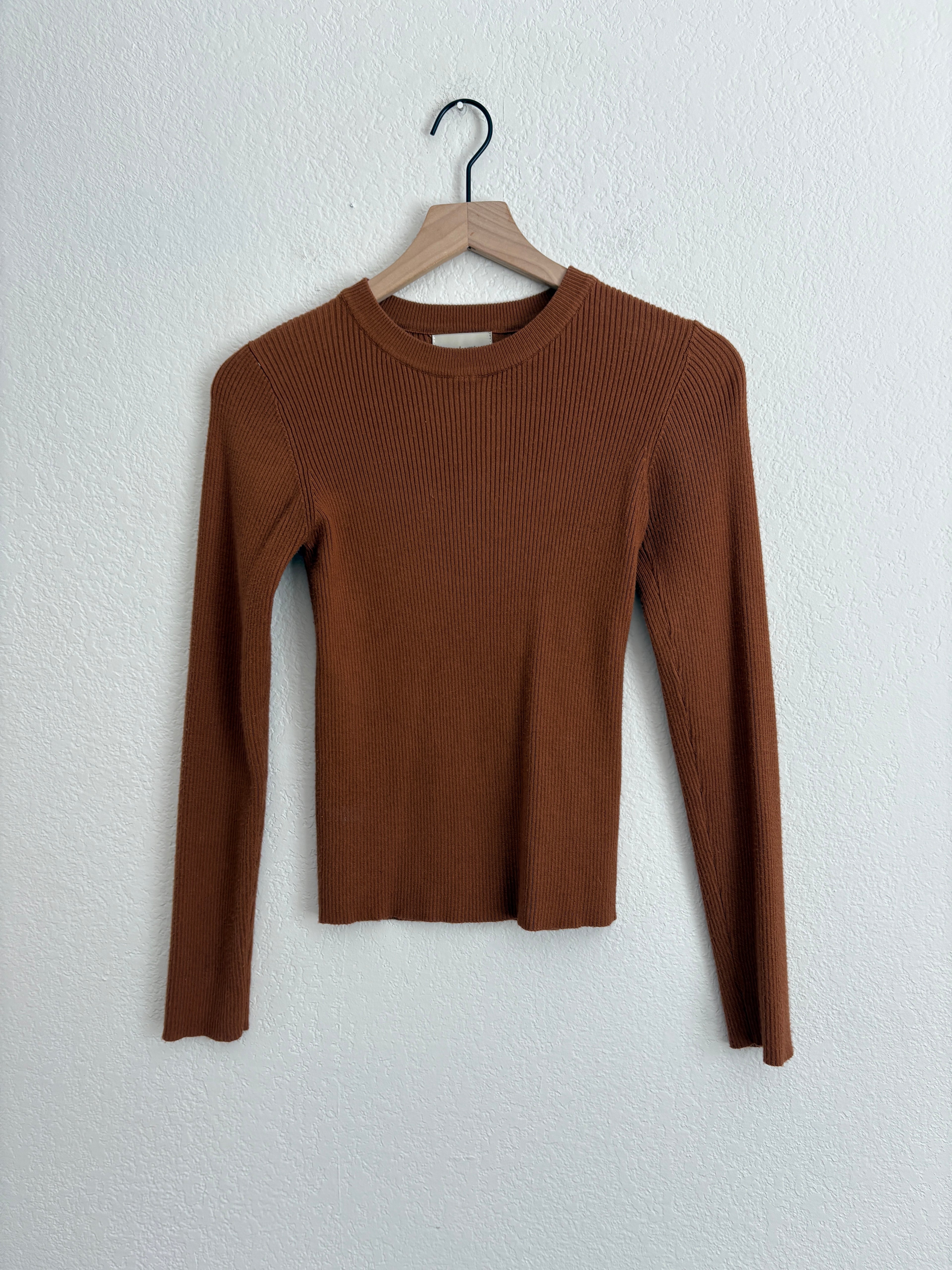 Ribbed Fall Sweater (S)