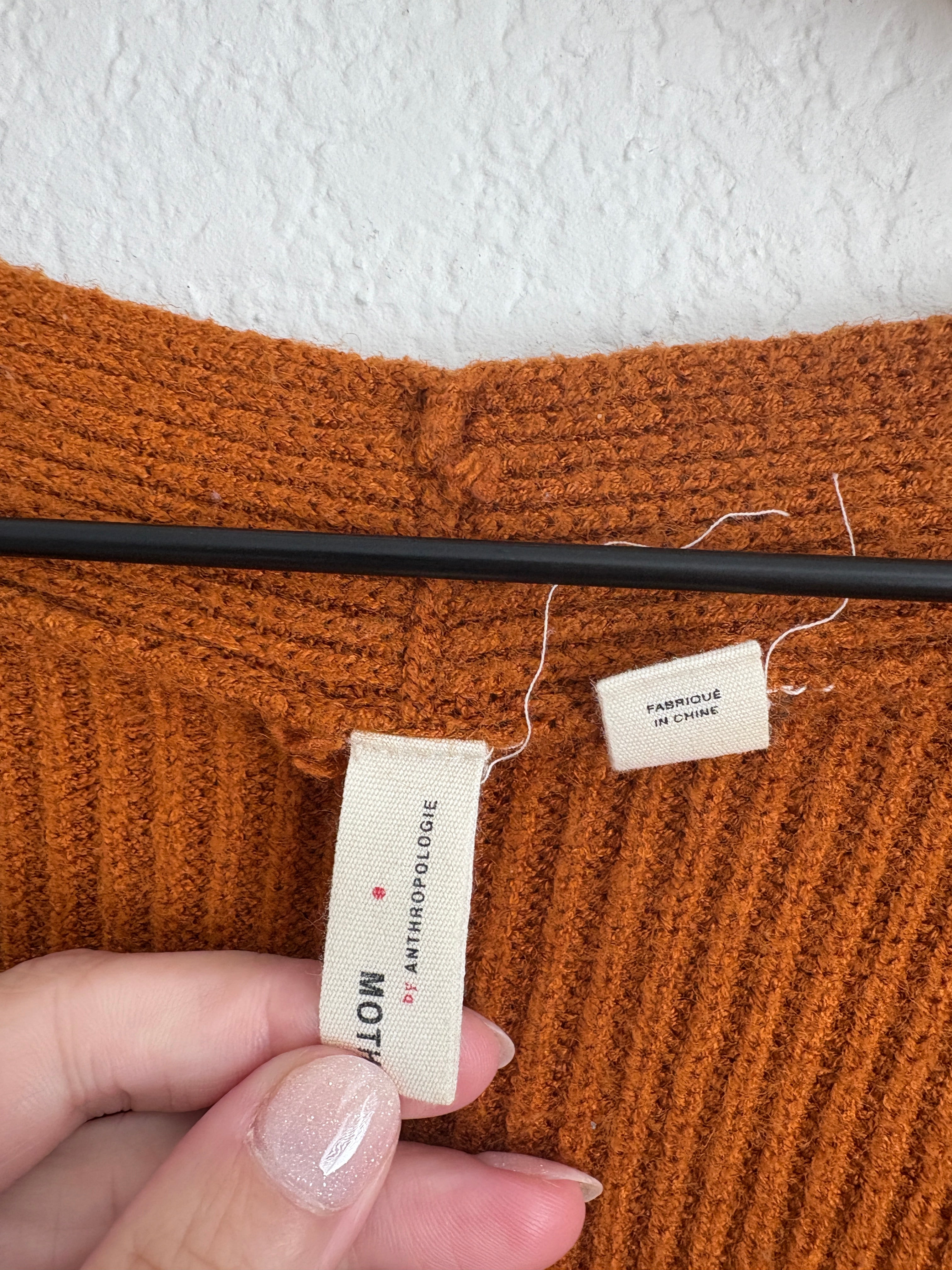 Anthropologie Moth Pumpkin Sweater (M)