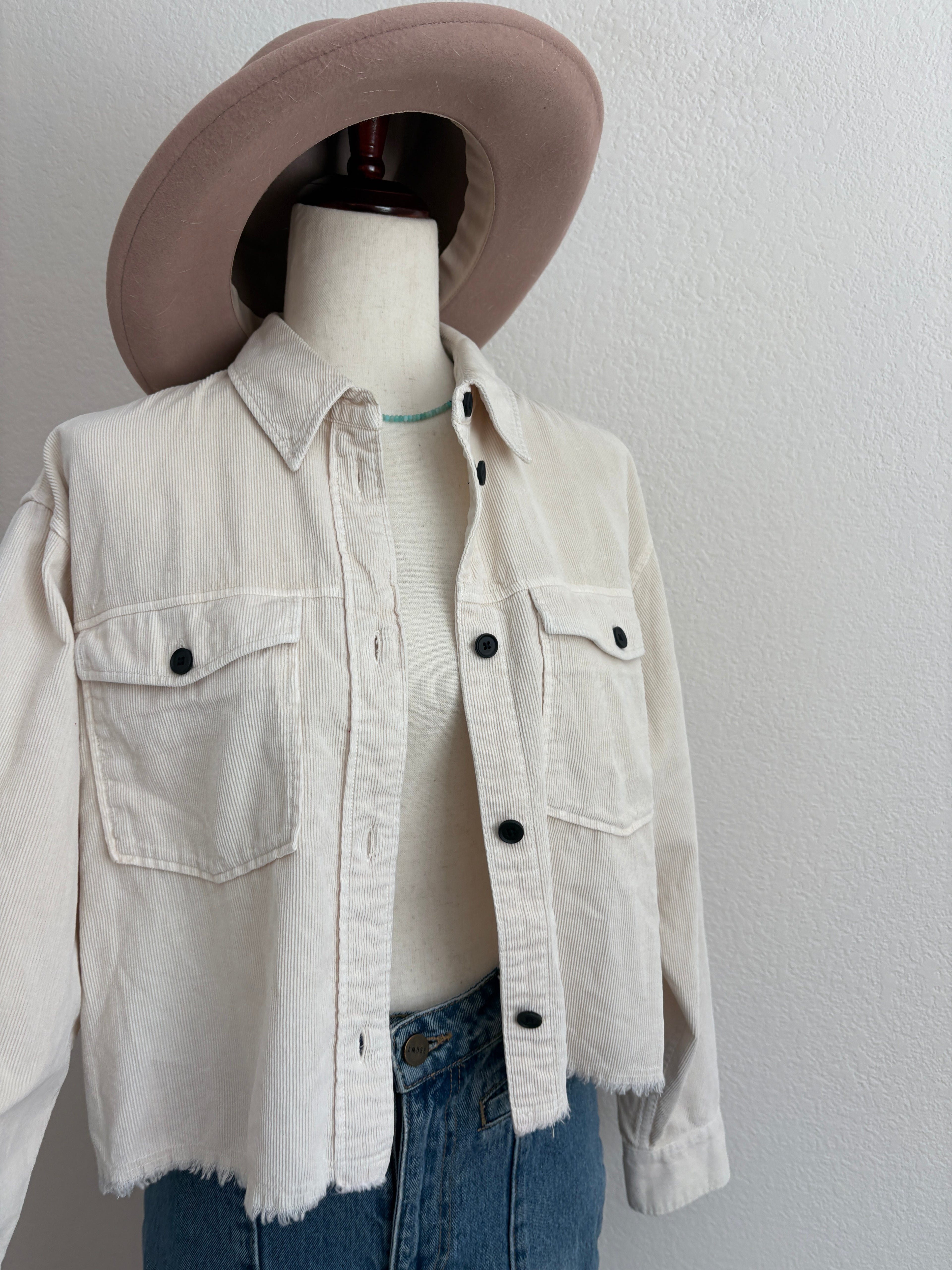 All Saints Cropped Corduroy Jacket (6)