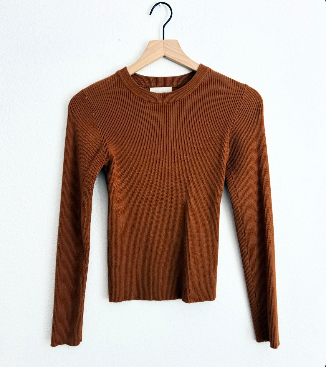 Ribbed Fall Sweater (S)