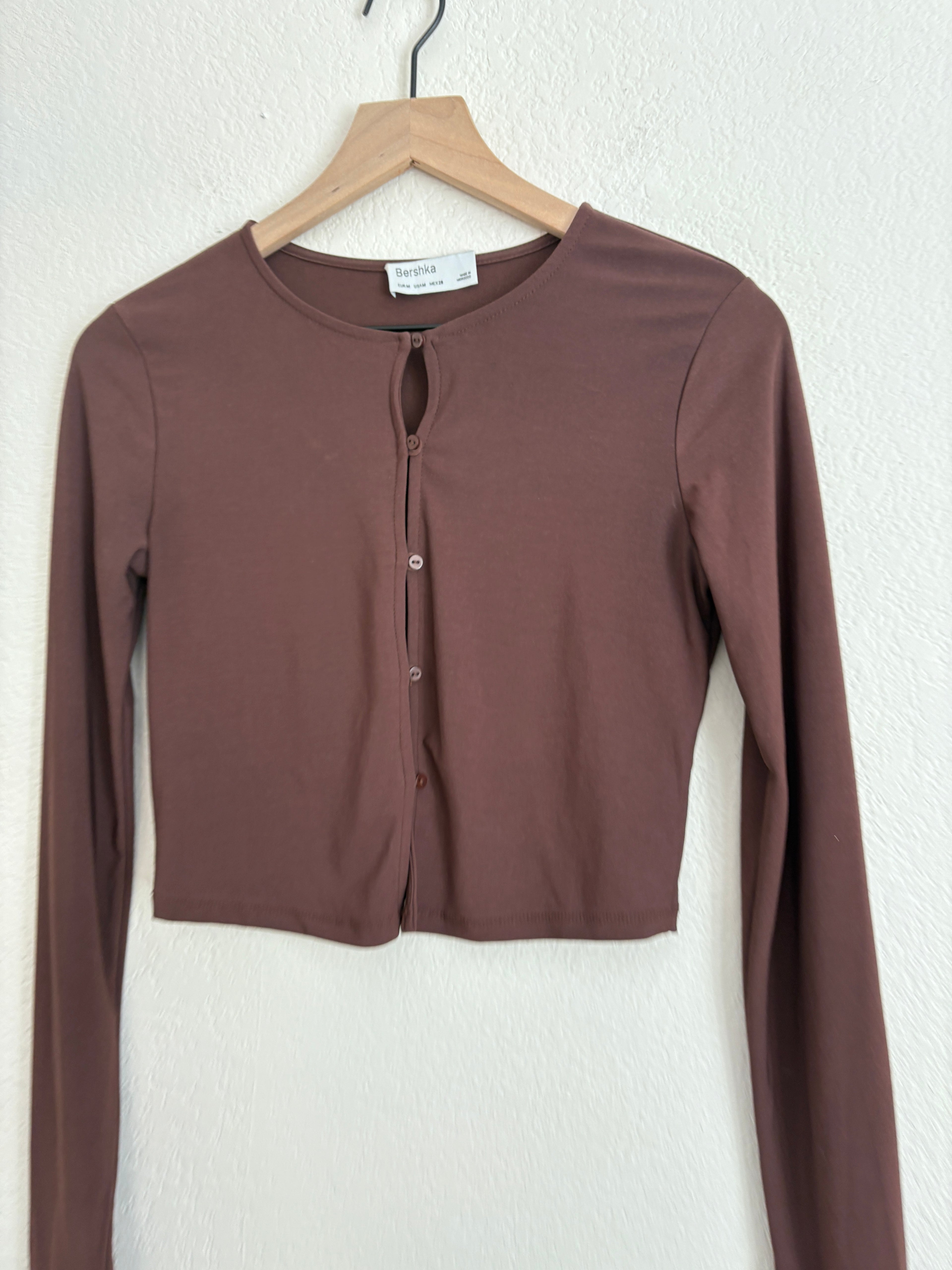 Bershka Chocolate Cardigan (M)