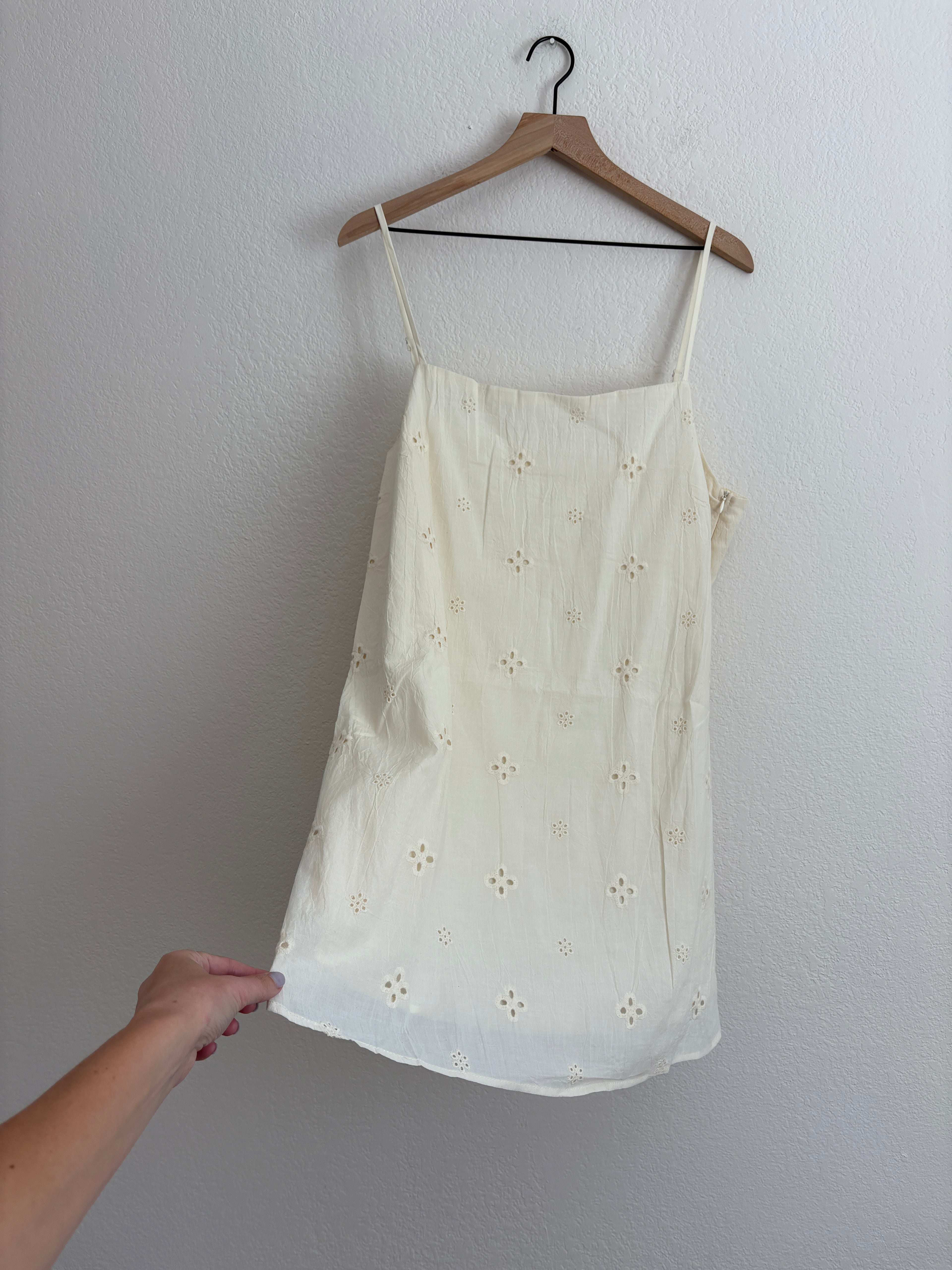 Solai Lila Cotton Mini Dress (L)