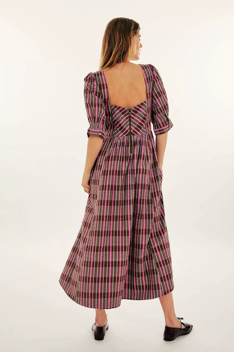 Free People Tulie Plaid Dress (S)