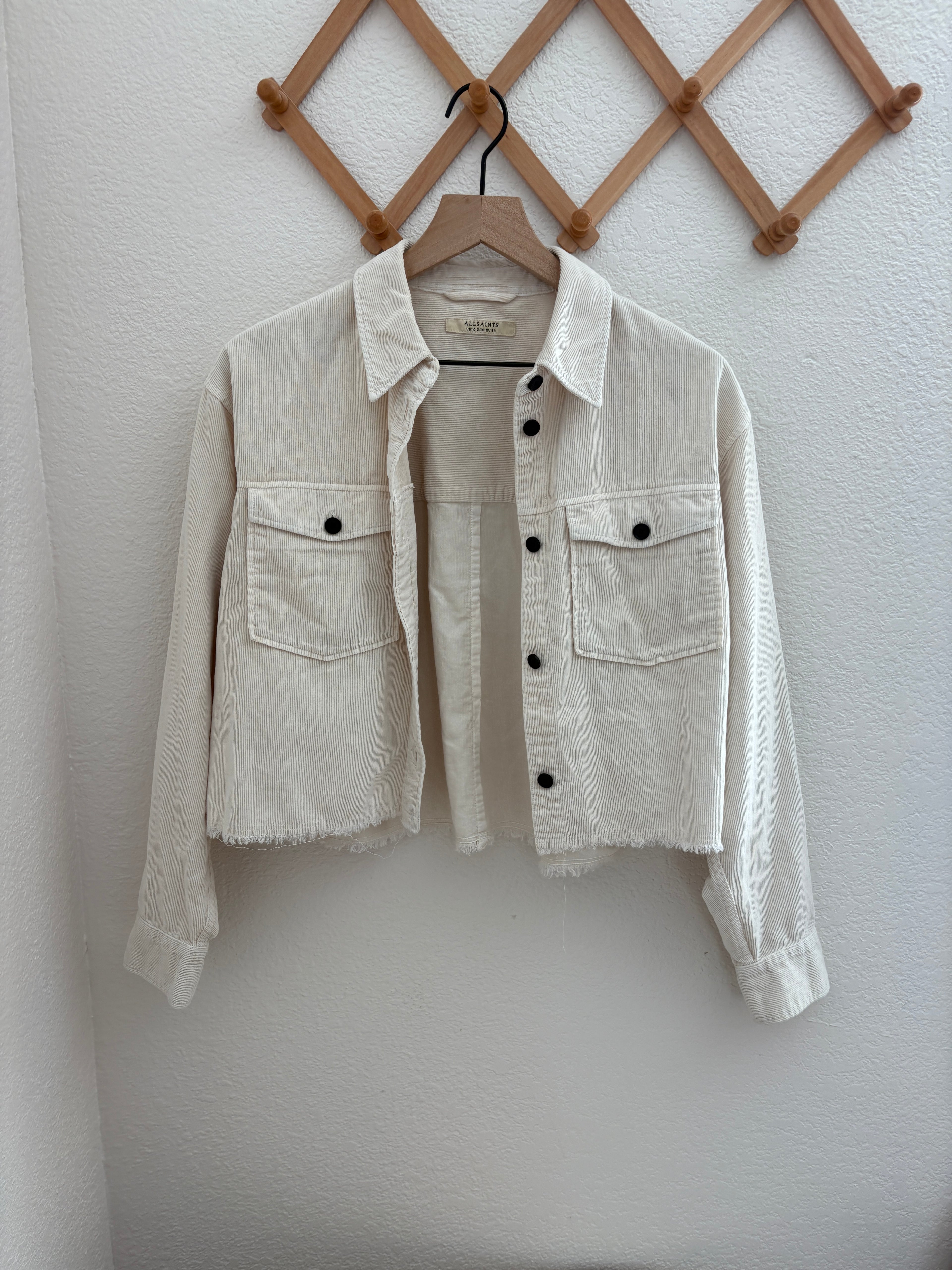All Saints Cropped Corduroy Jacket (6)
