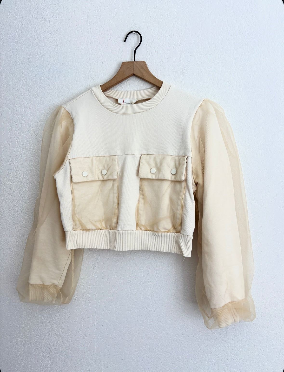 Anthropologie Utility Pocket Pullover (M)