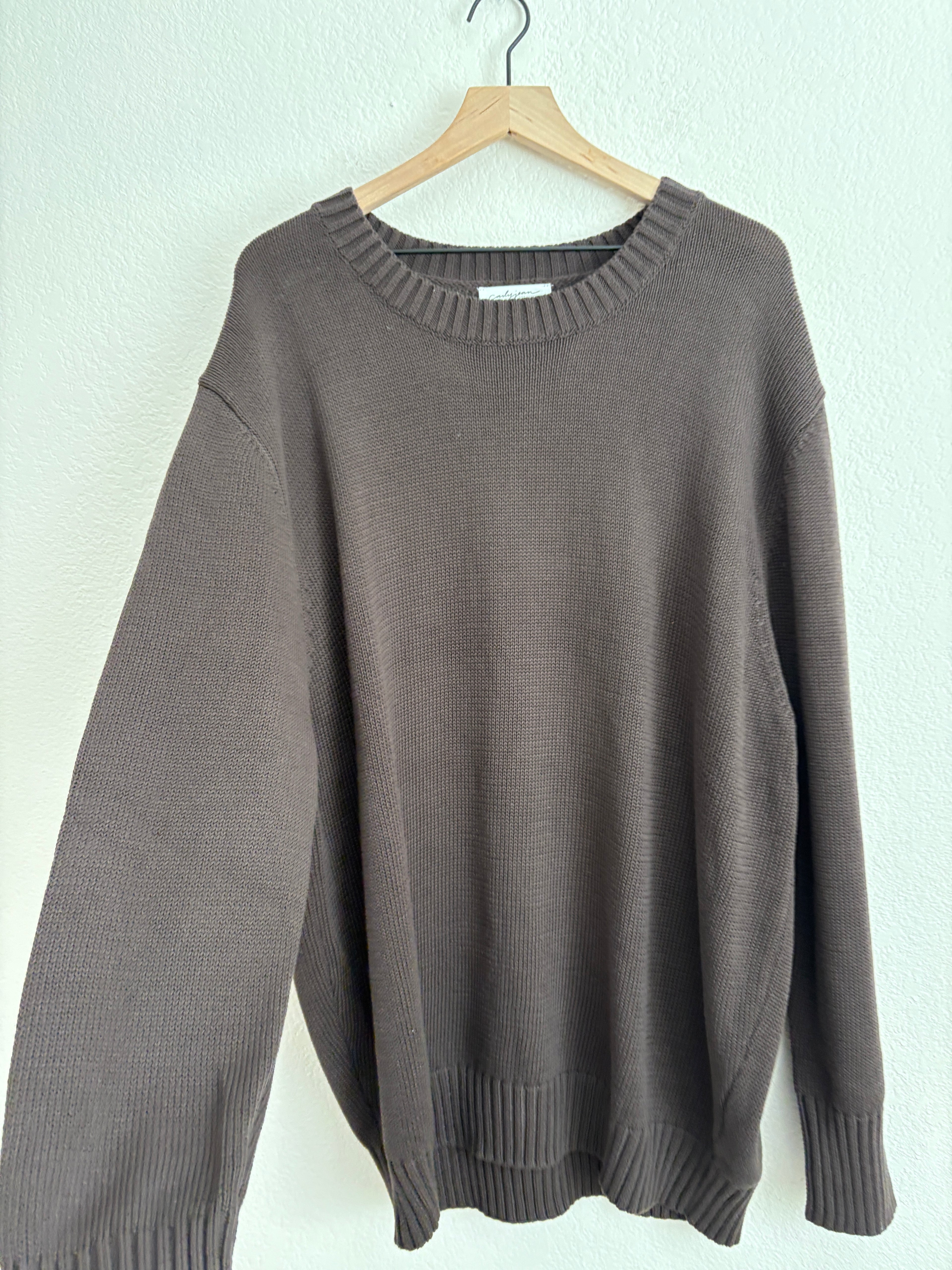 Carly Jean Los Angeles Chocolate Sweater (XL)