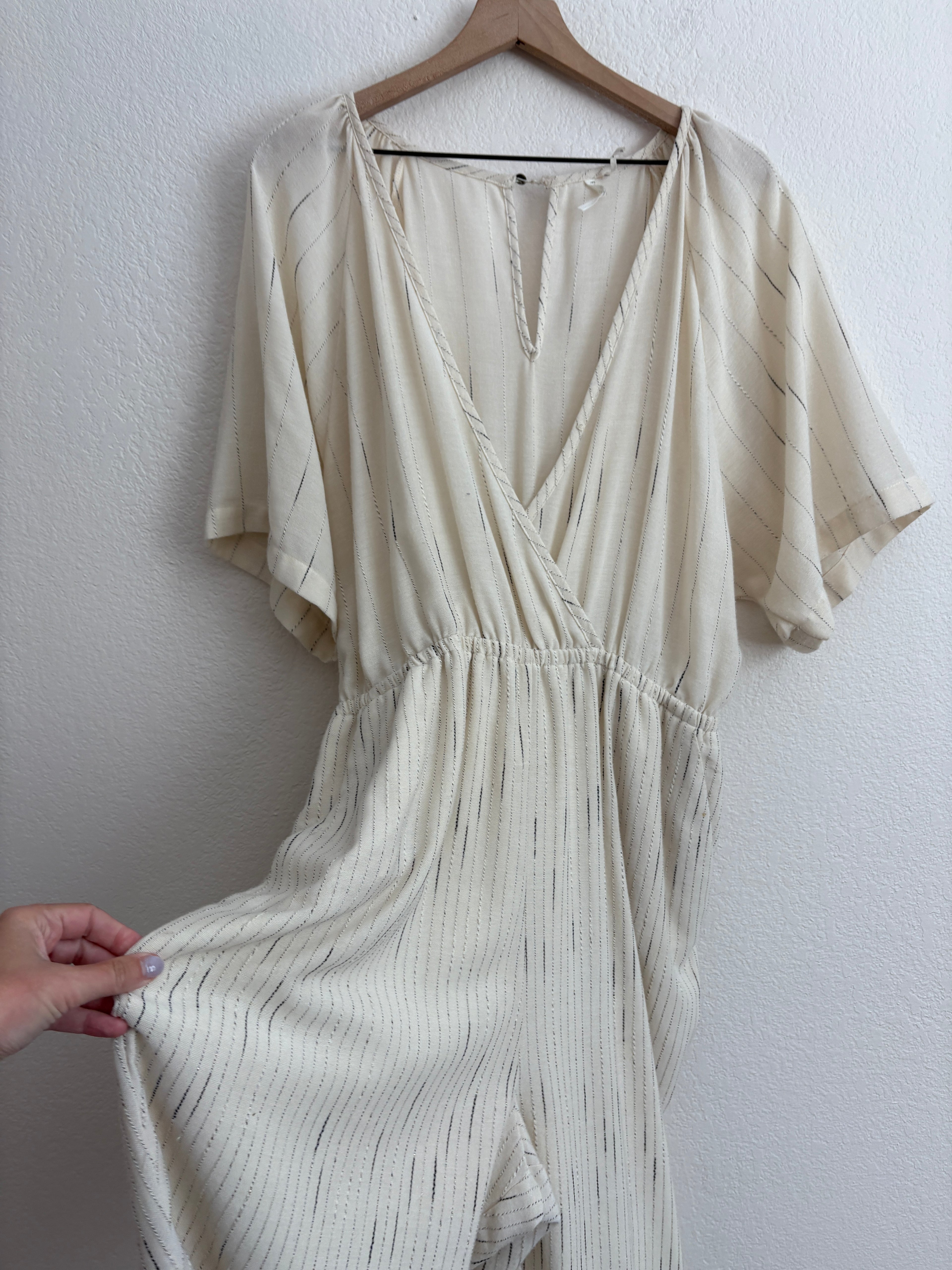 Anthropologie Feather & Bone Soleil Jumpsuit (XL)