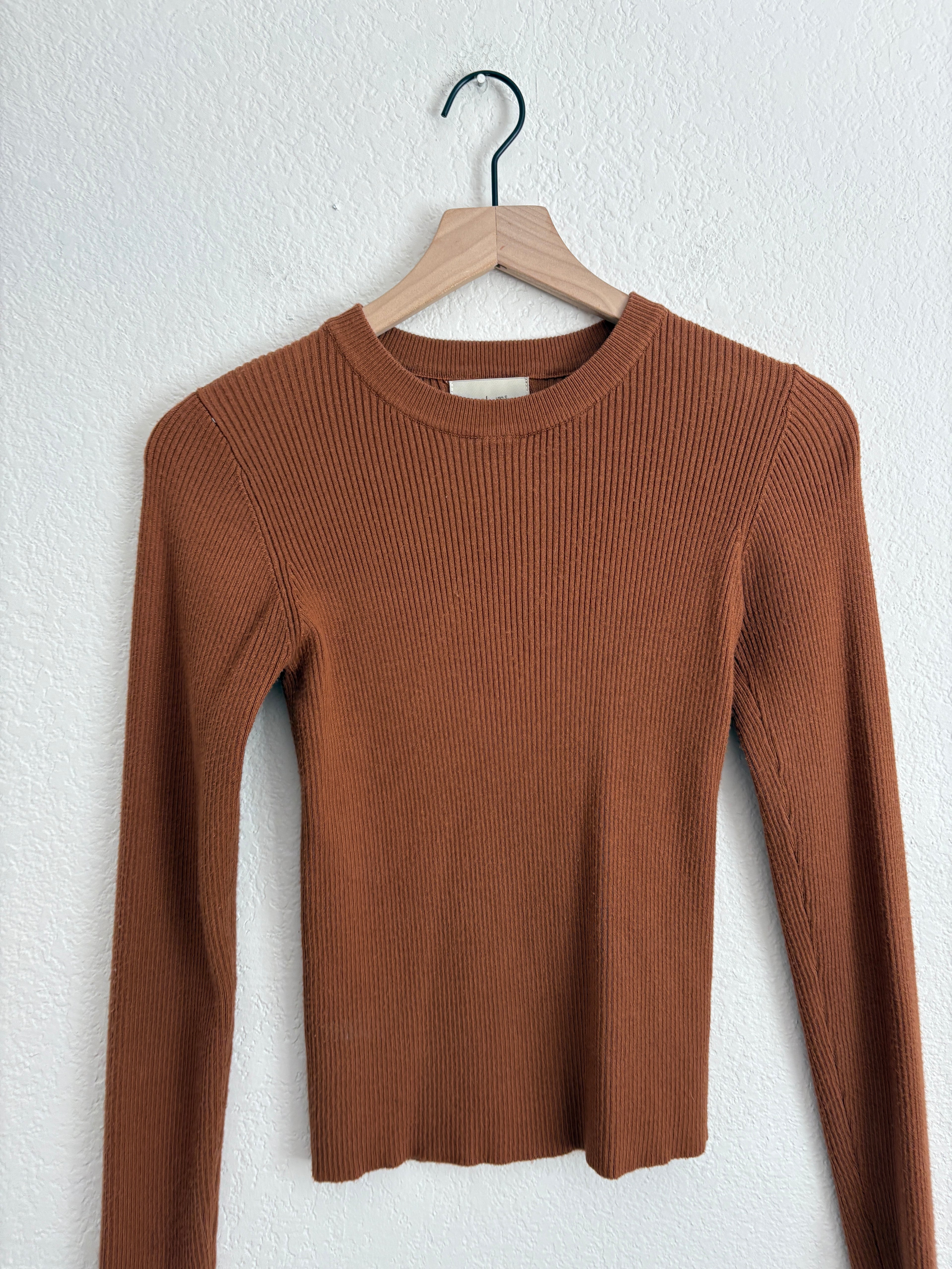 Ribbed Fall Sweater (S)