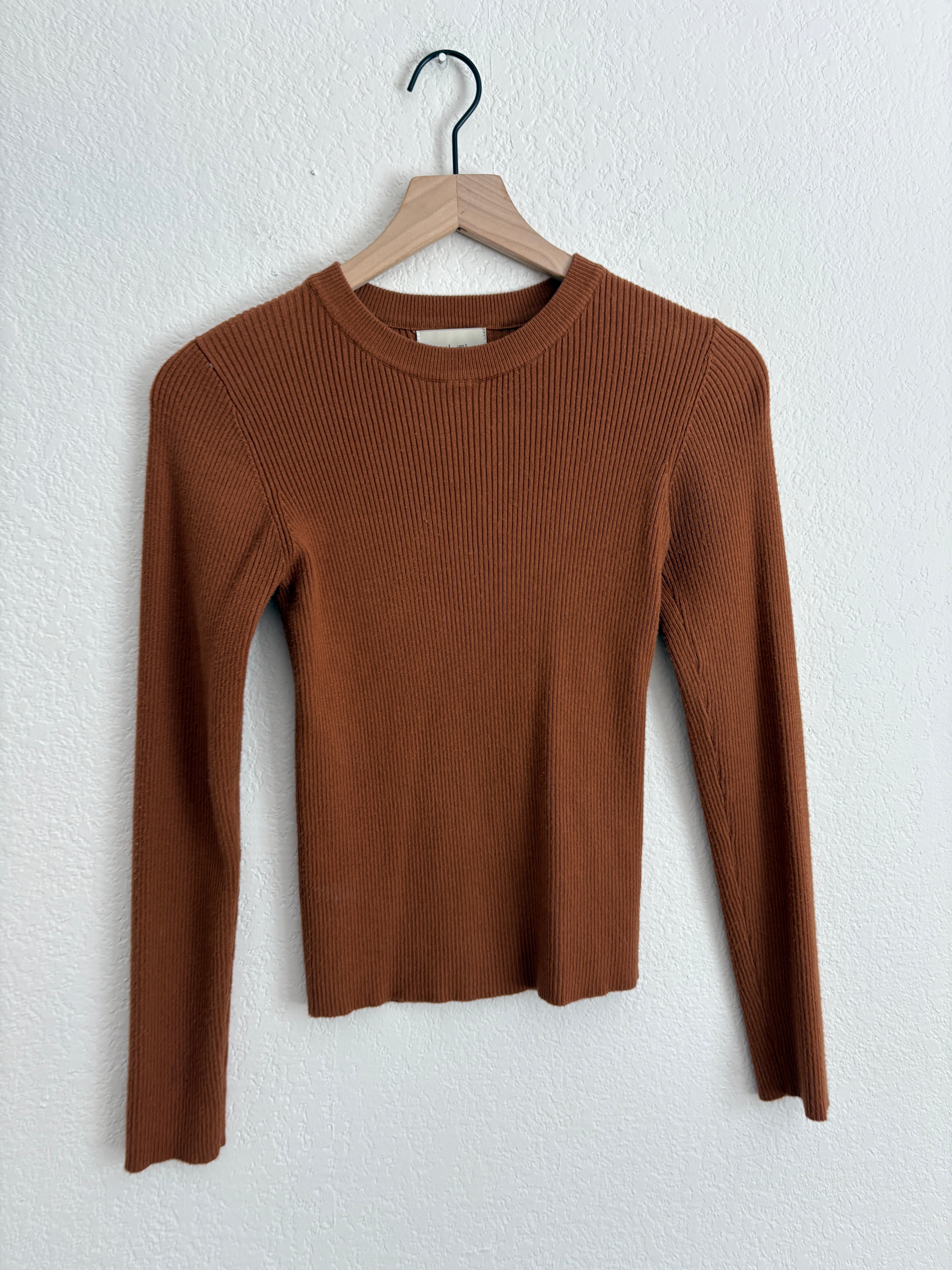 Ribbed Fall Sweater (S)