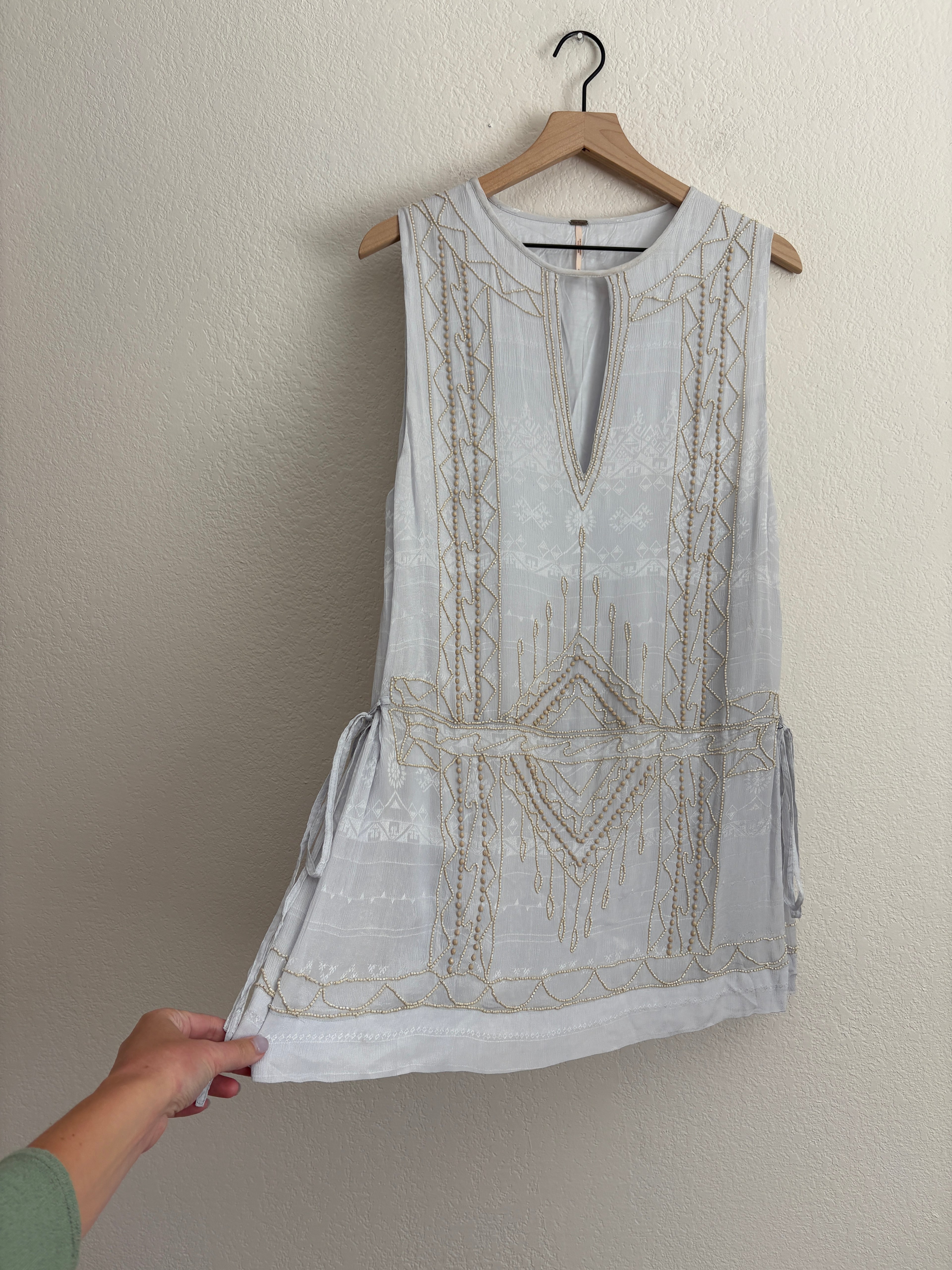 Free People Love Story Beaded Dress (S)
