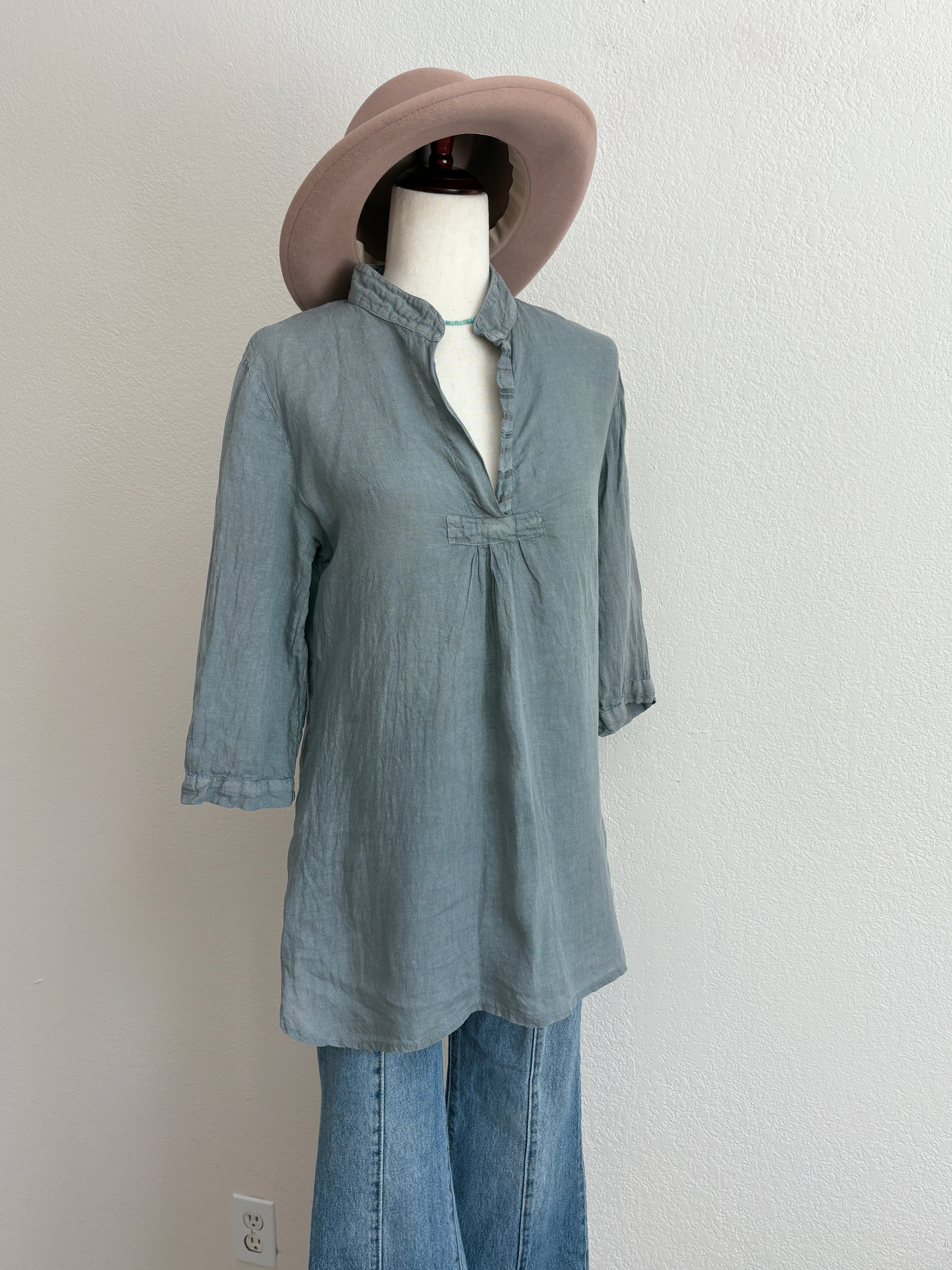 La Bottega di Brunella Linen Tunic (M)