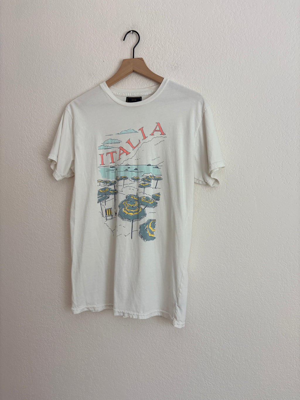 Anthropolgie Retro Brand Italia Graphic Tee (M)