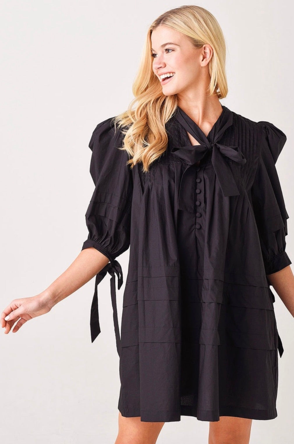 Hunter Bell Black Paige Dress (M)