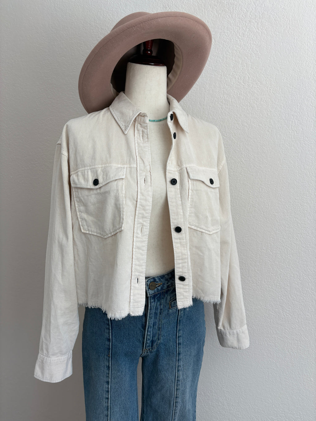 All Saints Cropped Corduroy Jacket (6)