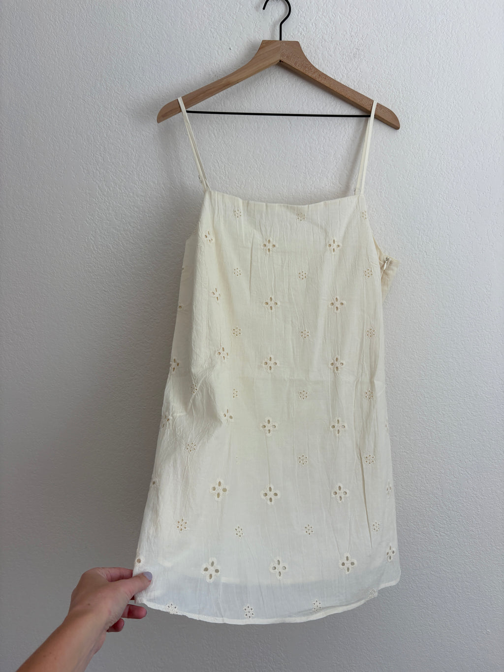 Solai Lila Cotton Mini Dress (L)