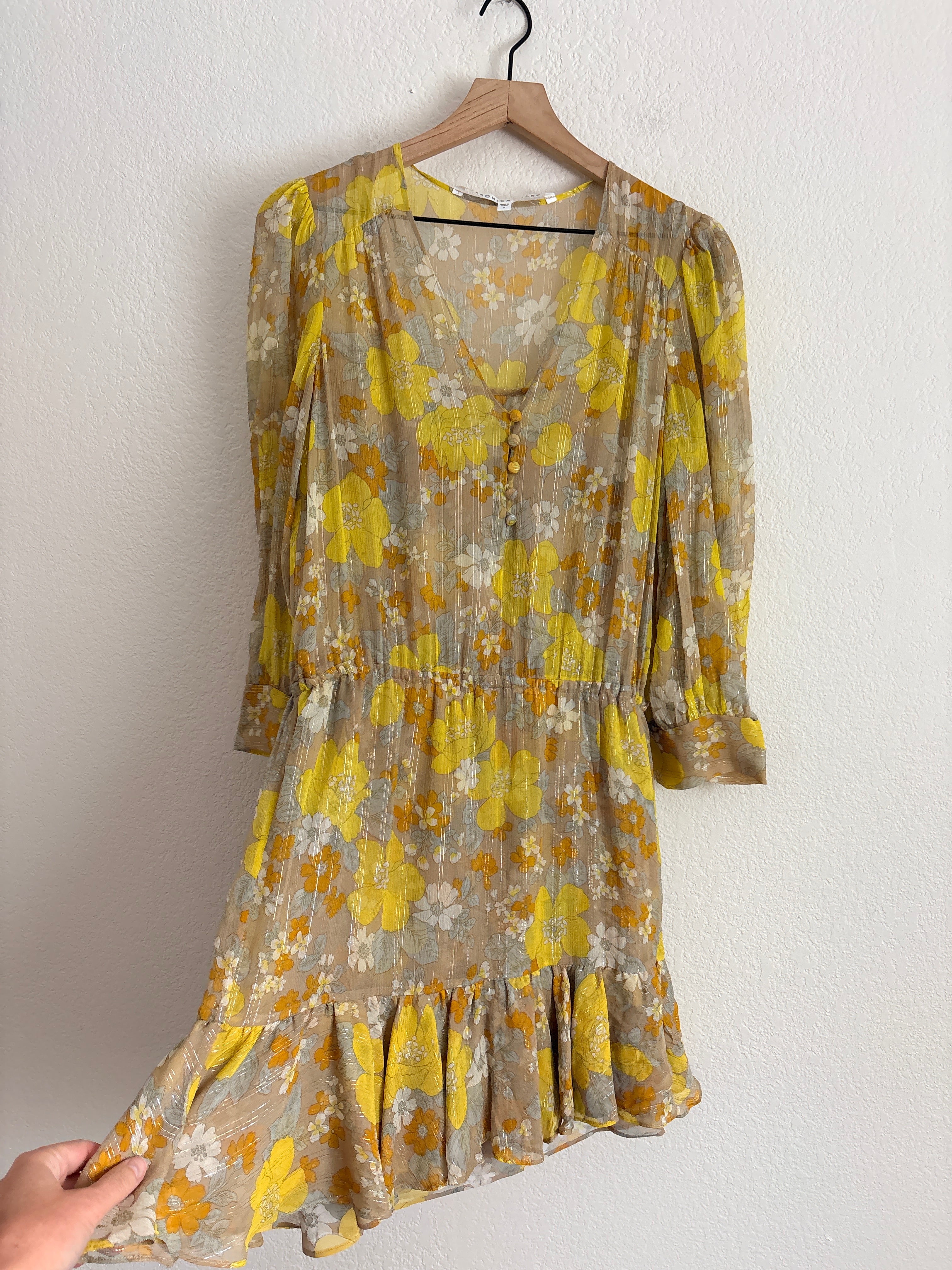 Veronica Beard Cybil Silk Dress (8)