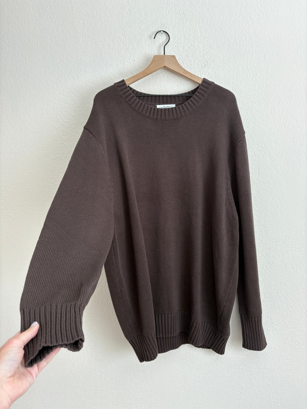 Carly Jean Los Angeles Chocolate Sweater (XL)