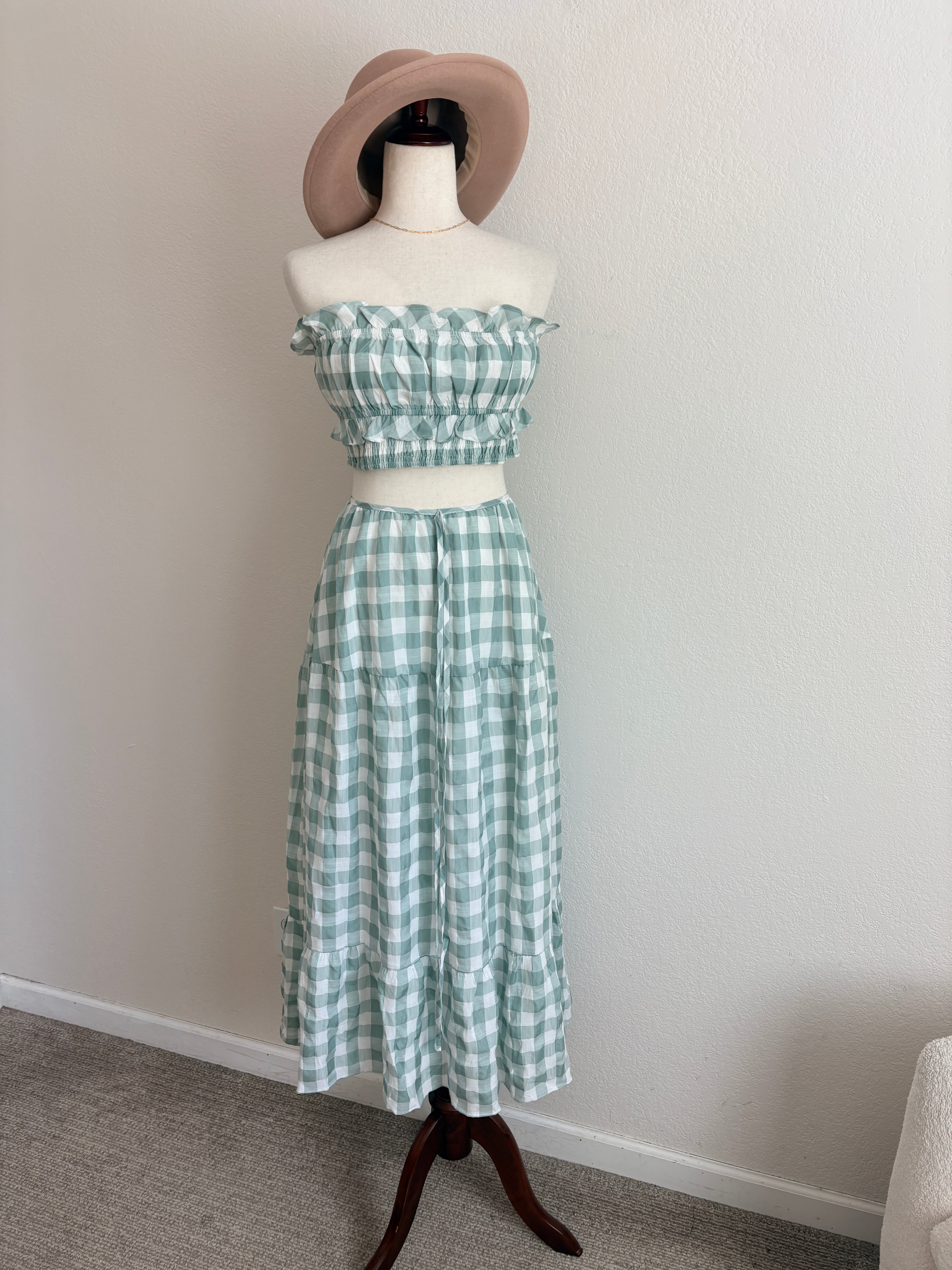 Sabo Alarette Gingham Set (M/L)