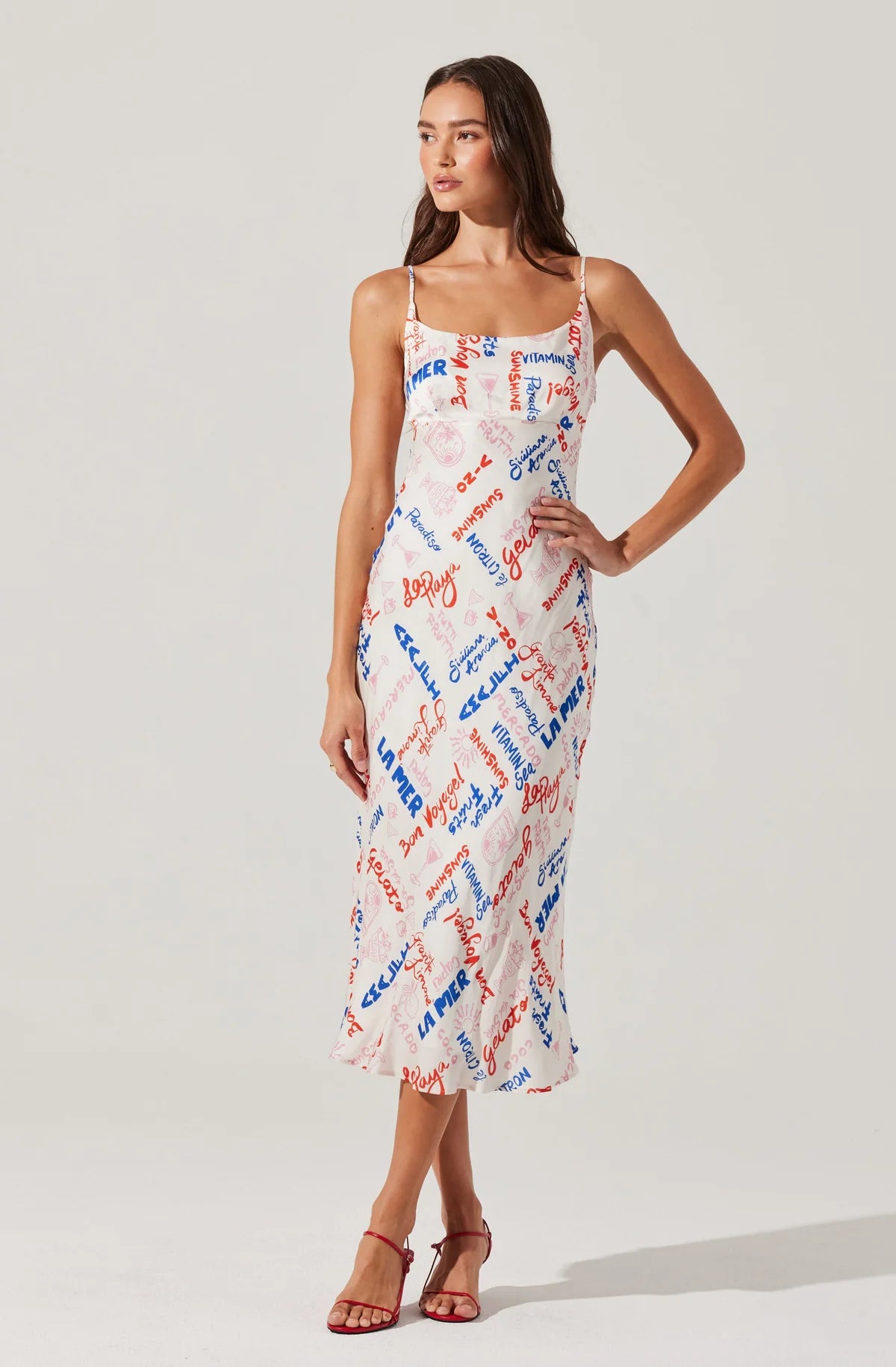 New ASTR Joan Midi Dress (M)