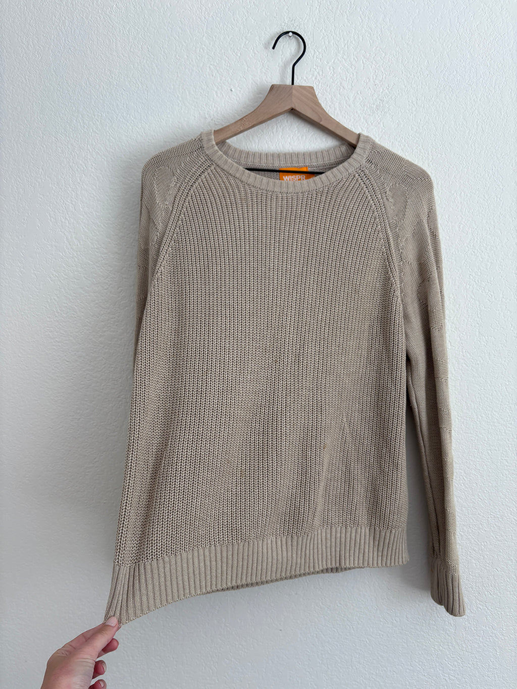 Wispr Brand Cotton/Silk Sweater (L)