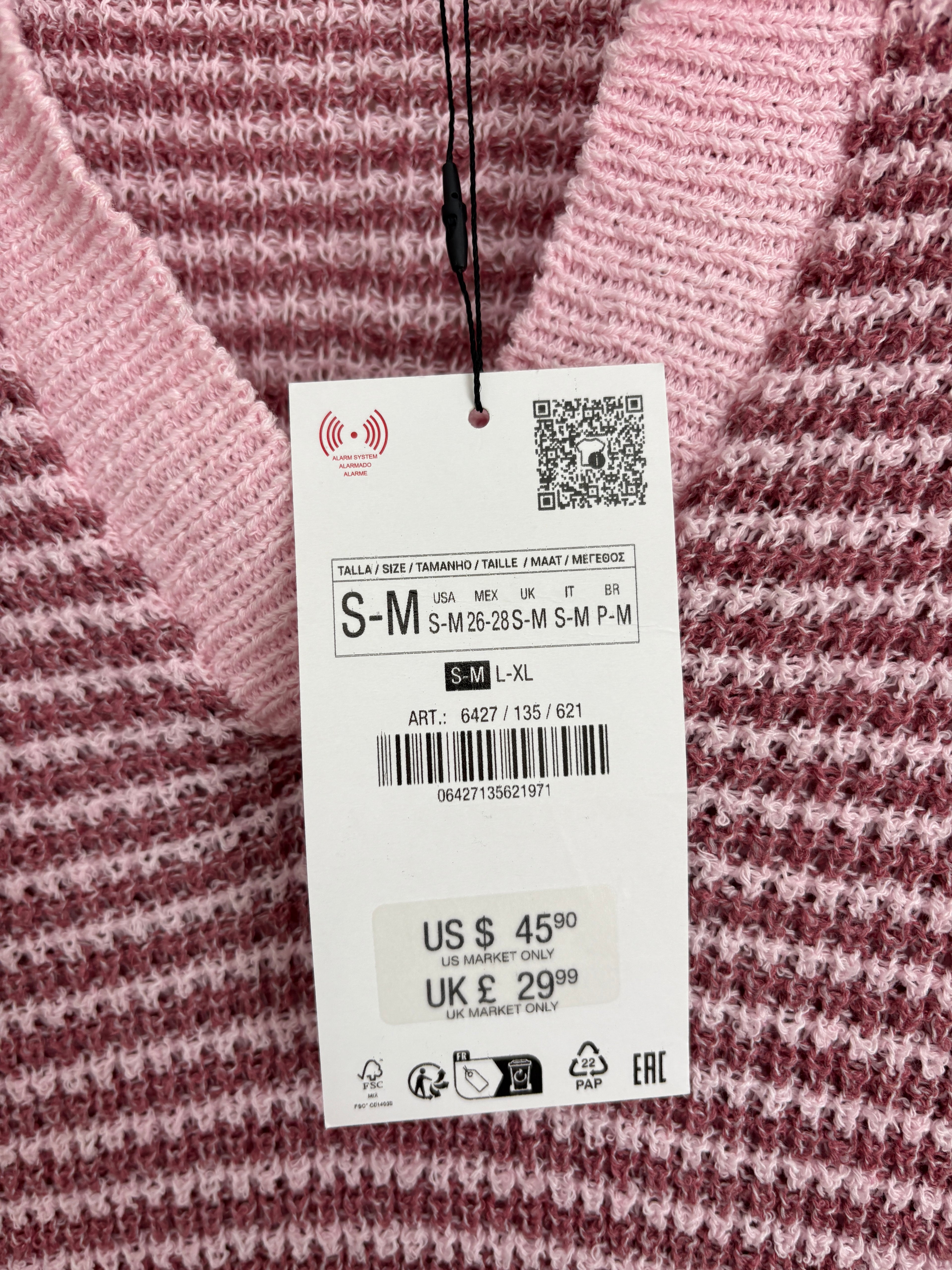 NWT Zara Knit Top (M)