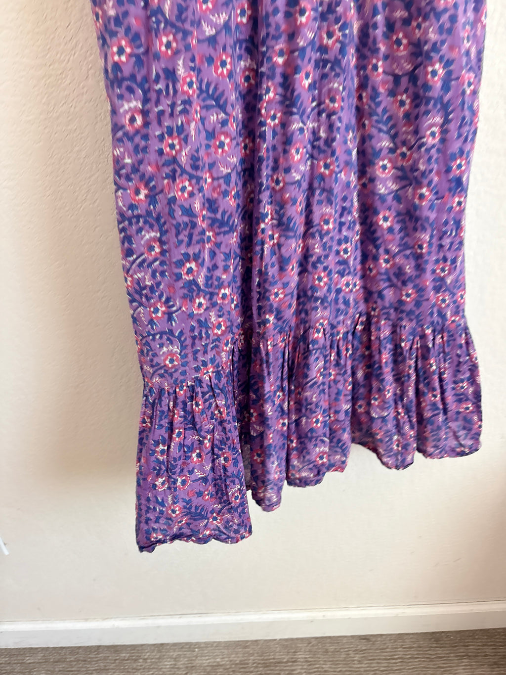 Emerson Fry India Wildflower Violet Dress (L)