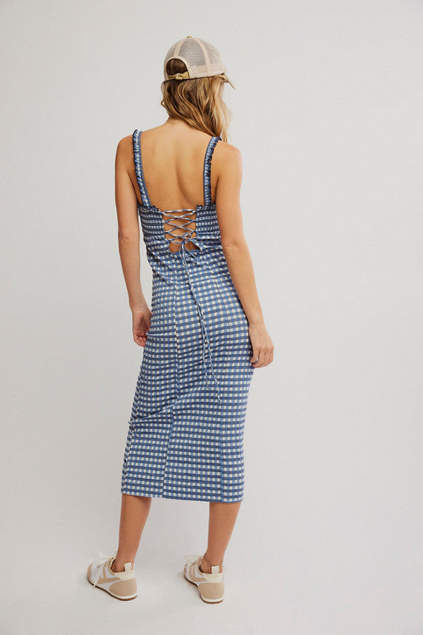 New Free People Lucinda Midi Dress (M)