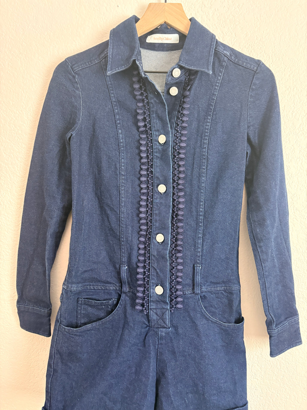 See by Chloe Denim Romper (6)