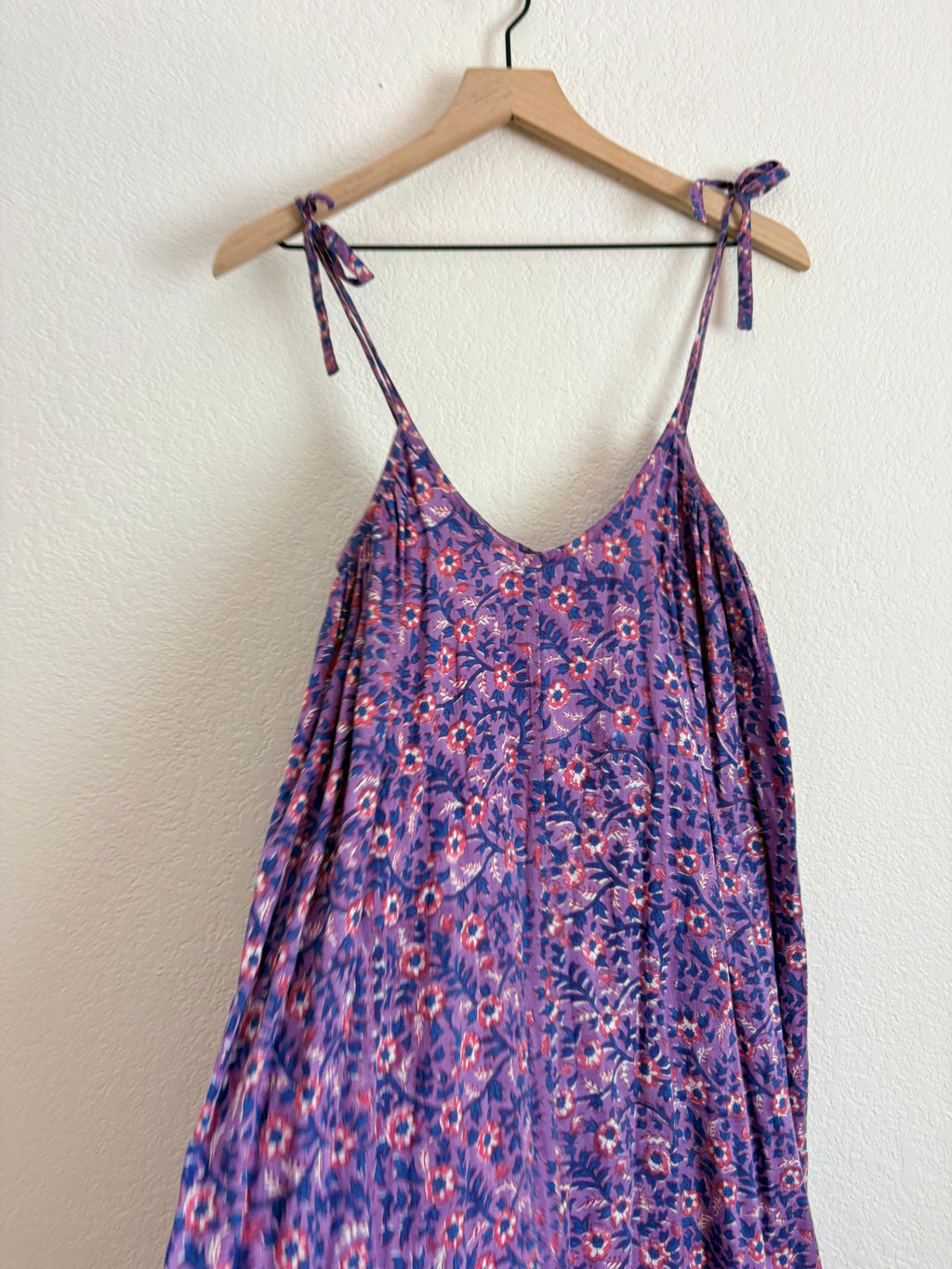 Emerson Fry India Wildflower Violet Dress (L)