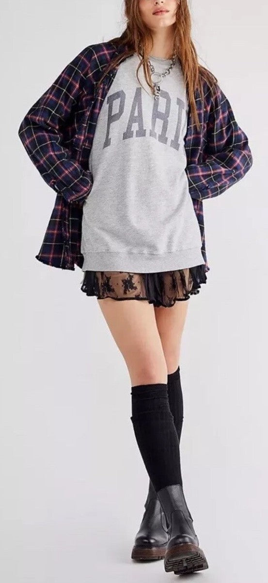 Free People Original Retro Brand Paris Sweatshirt (S)