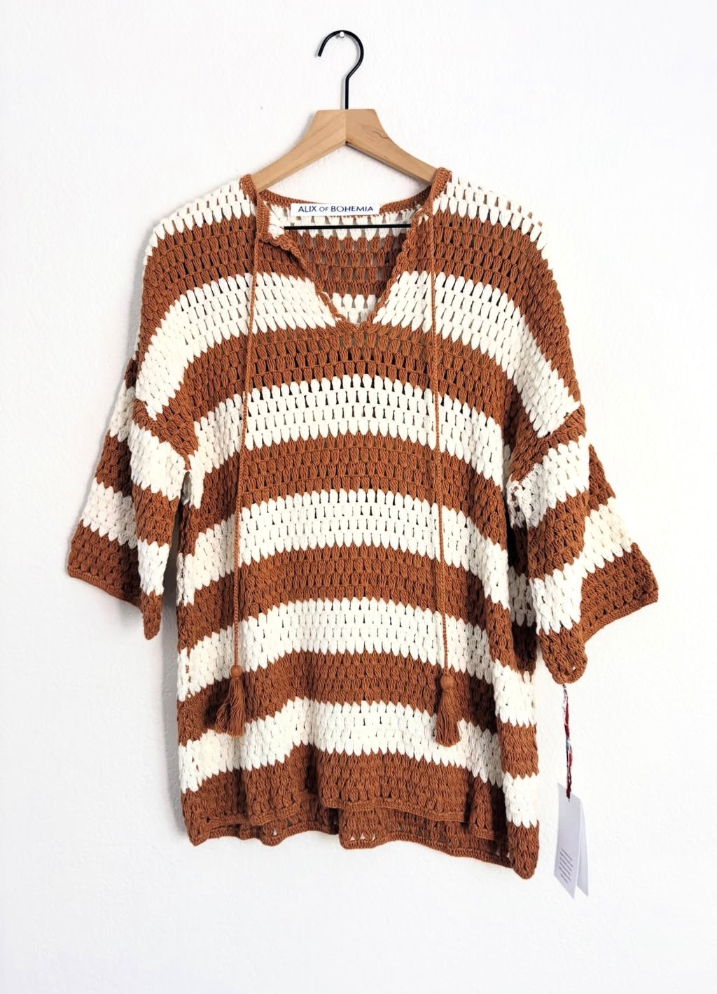 Alix of Bohemia Crochet Sweater (S-L)
