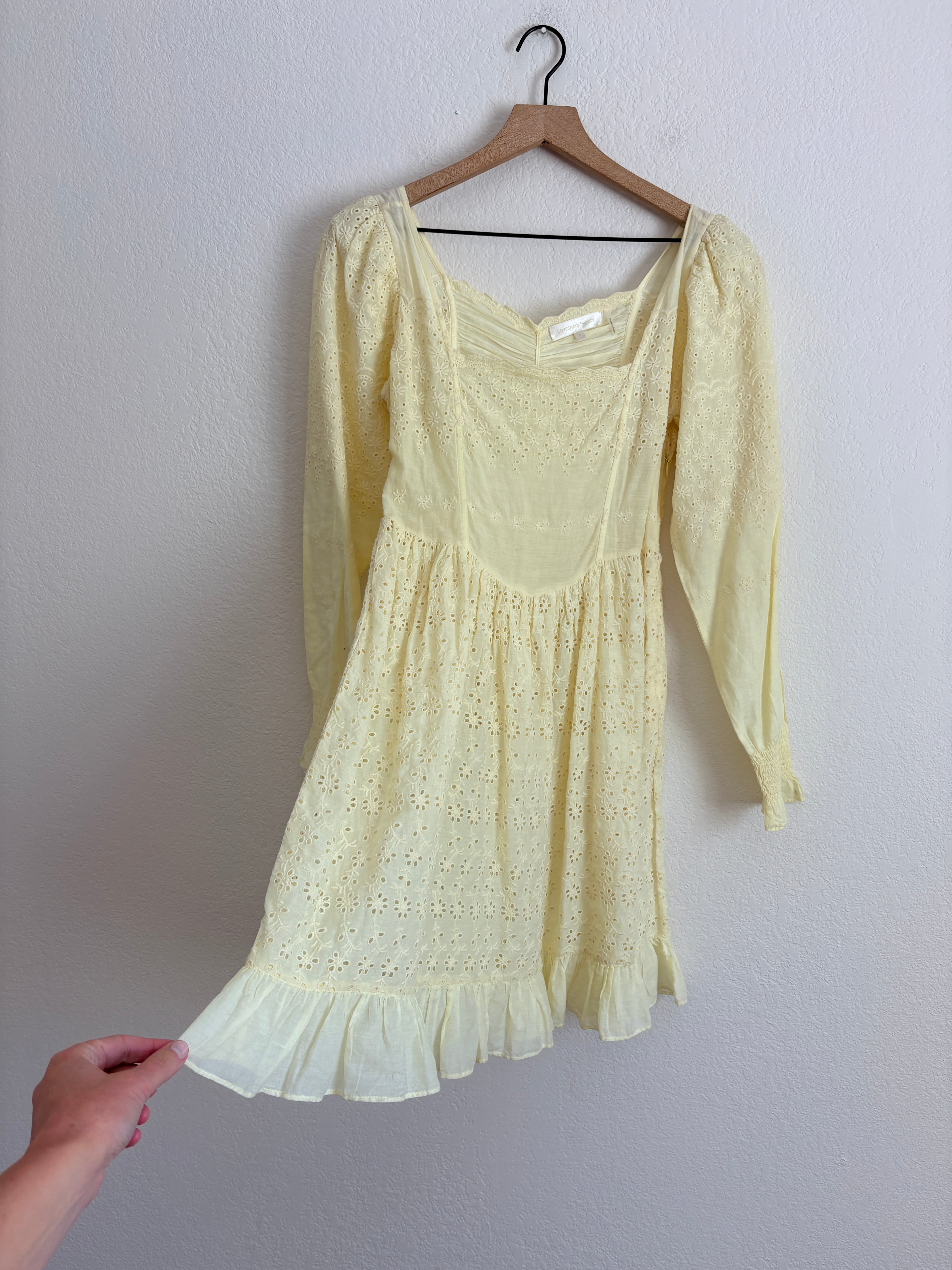 LoveShackFancy Preslina Mini Dress (size 2)