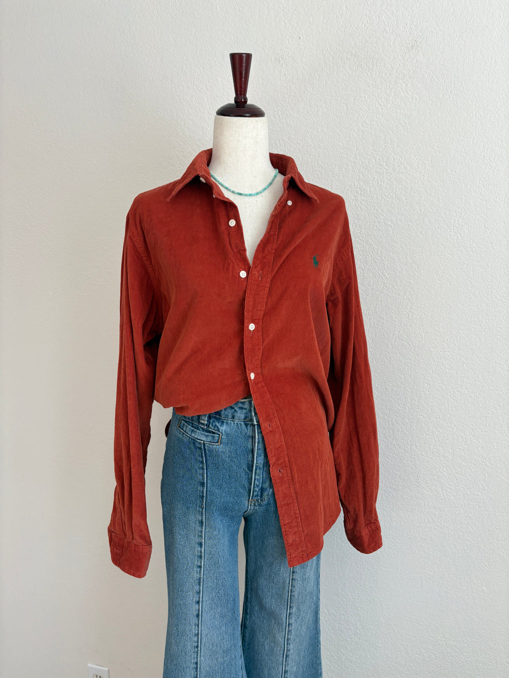 Ralph Lauren Corduroy Button Up (M/L)