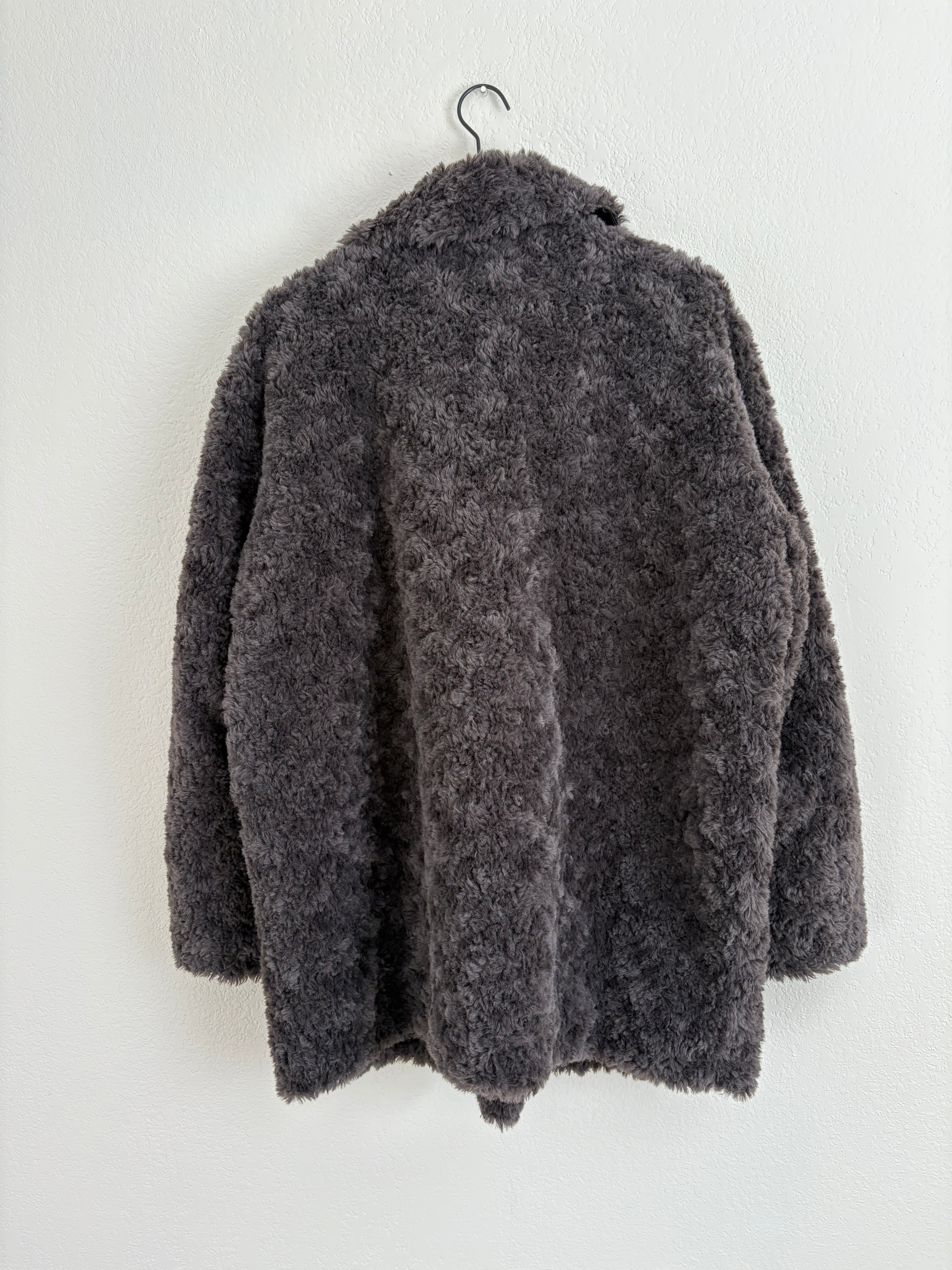 NWT Anthropologie Carly Faux Fur Jacket (L)
