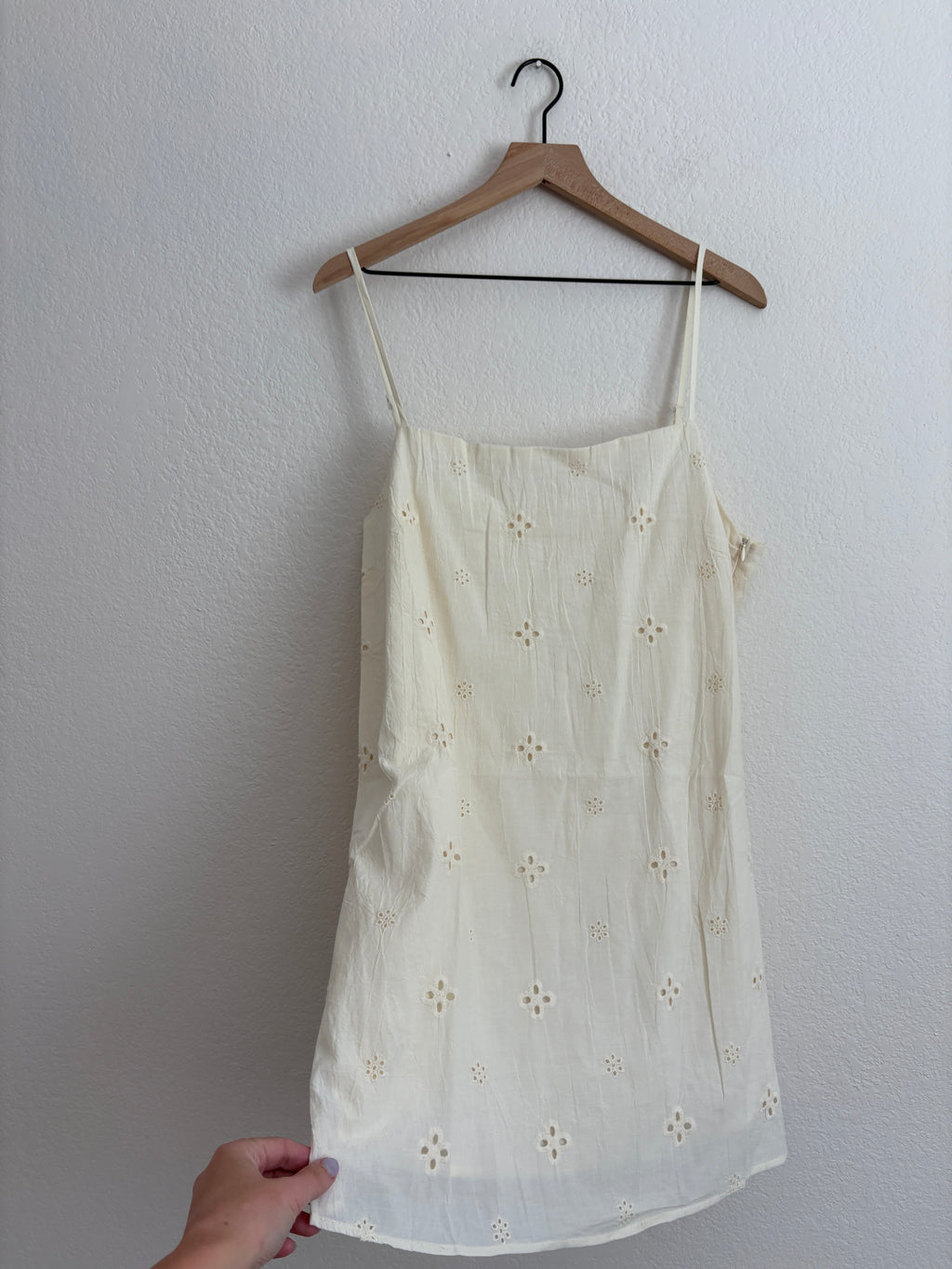 Solai Lila Cotton Mini Dress (L)