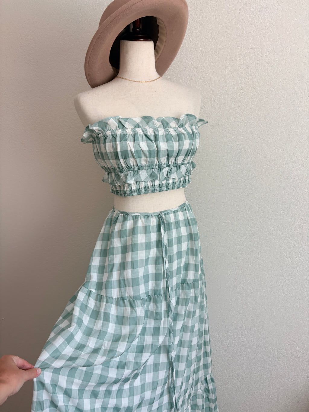 Sabo Alarette Gingham Set (M/L)