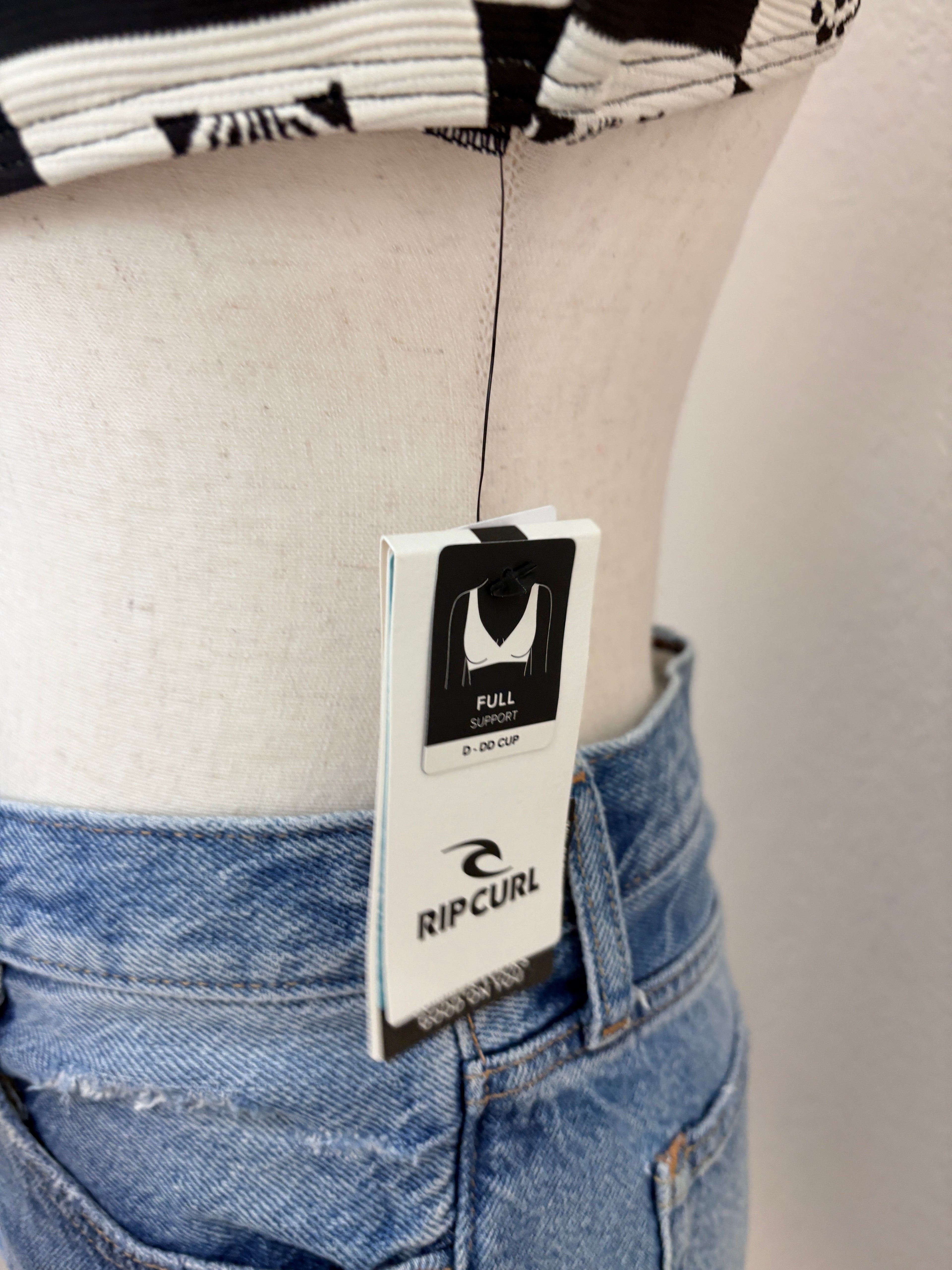New Rip Curl D/DD Seashell Swim Top (L)