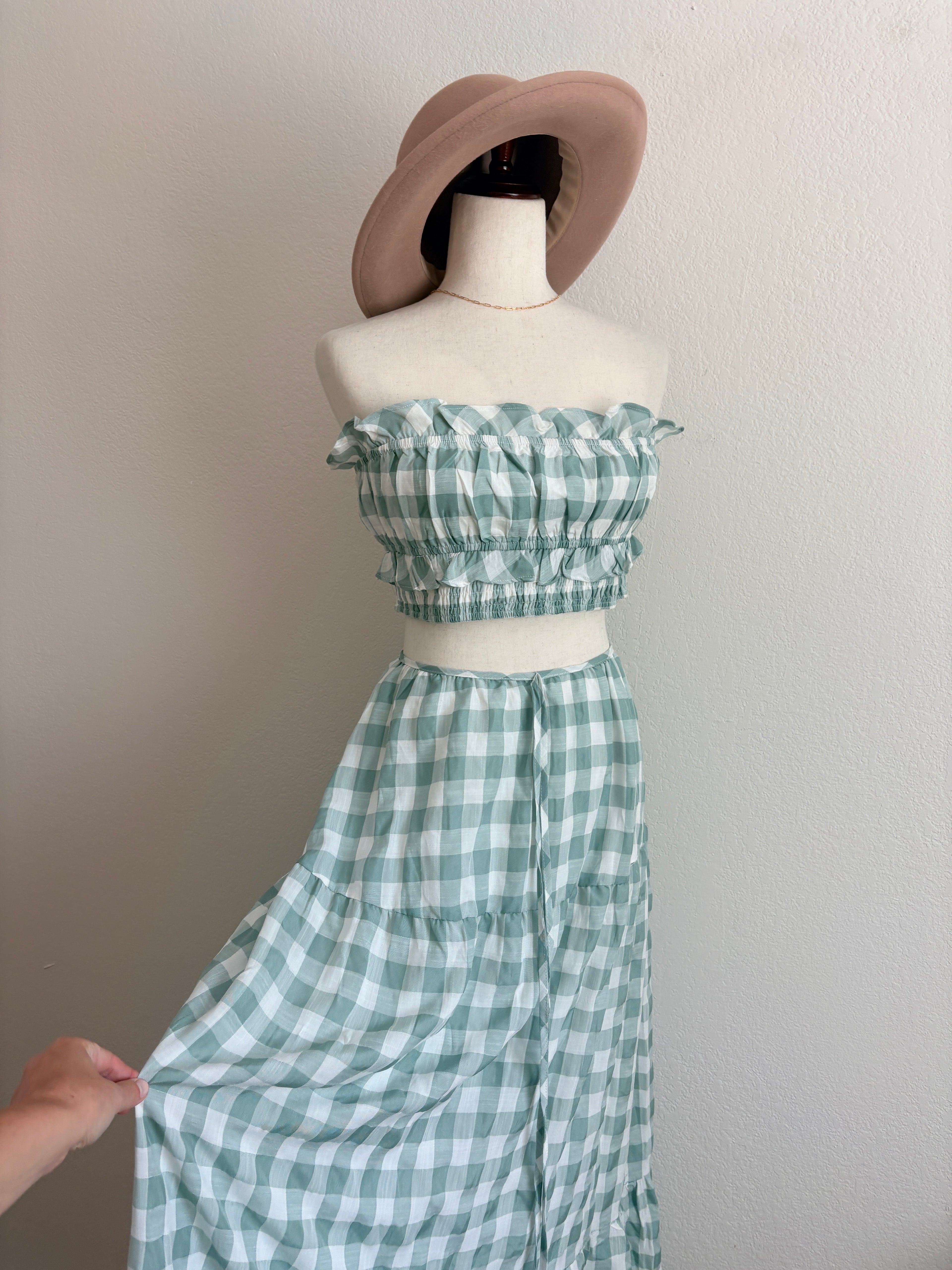 Sabo Alarette Gingham Set (M/L)