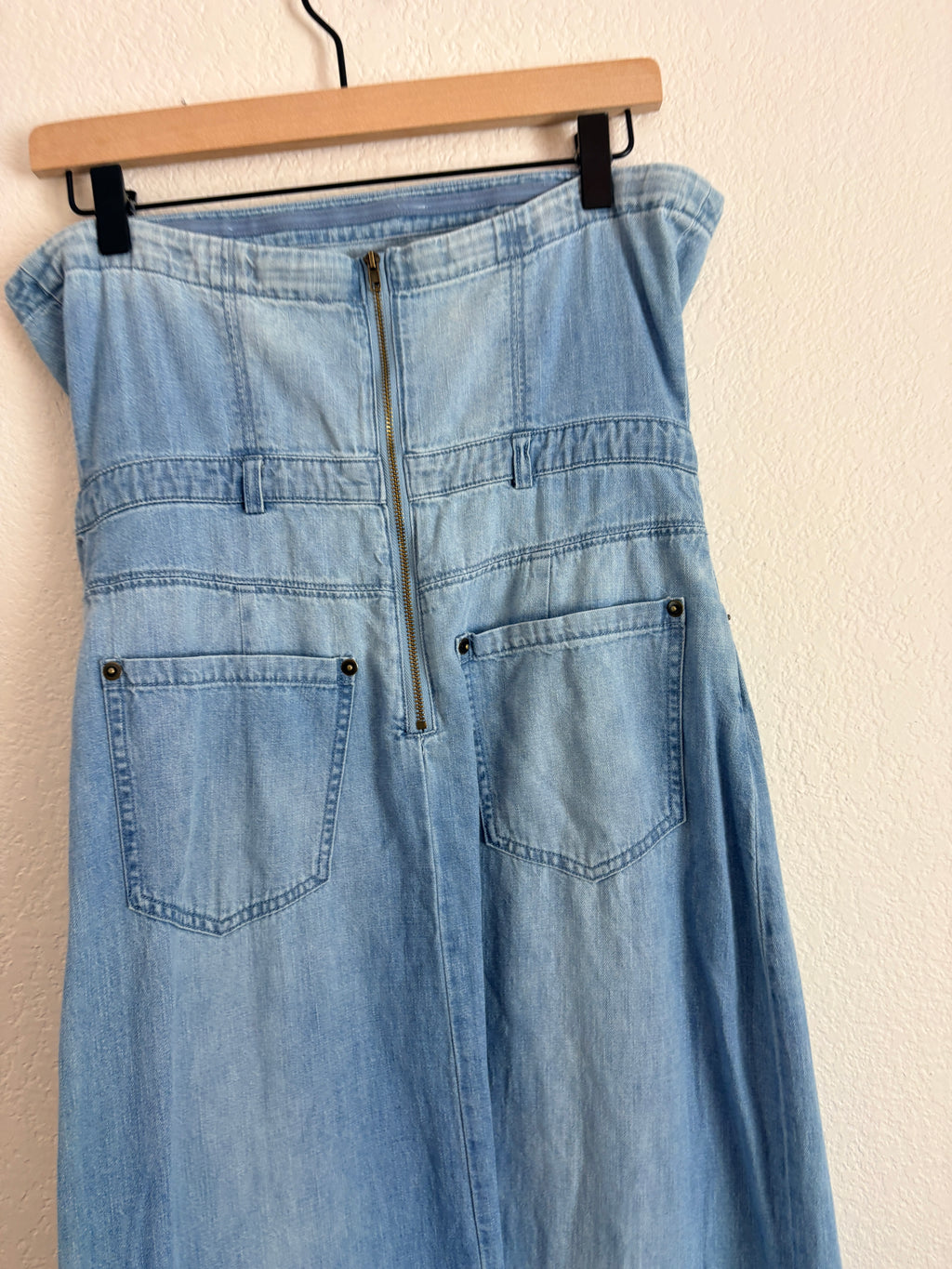 Free People Denim Tube Dress (6)