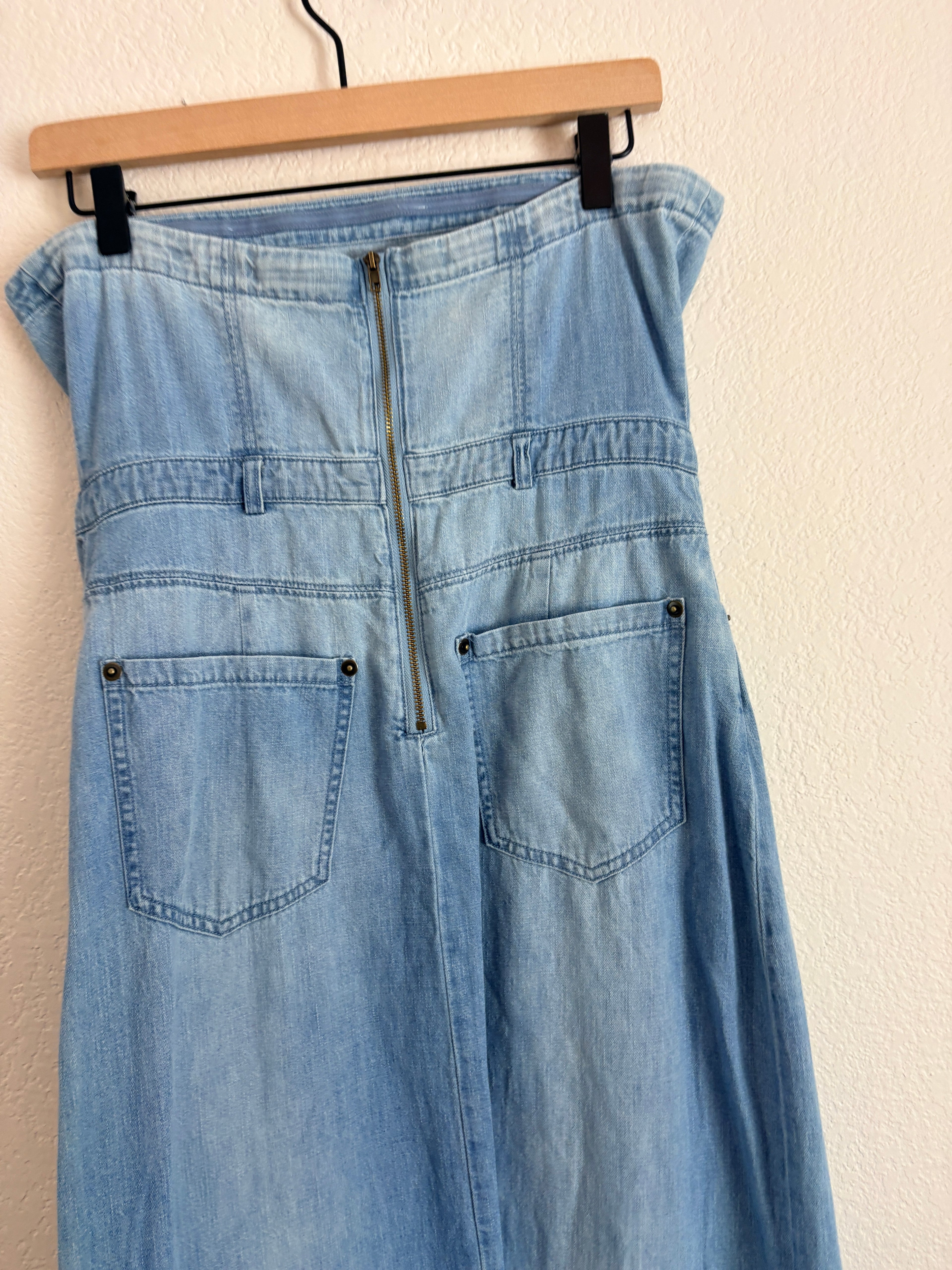 Free People Denim Tube Dress (6)