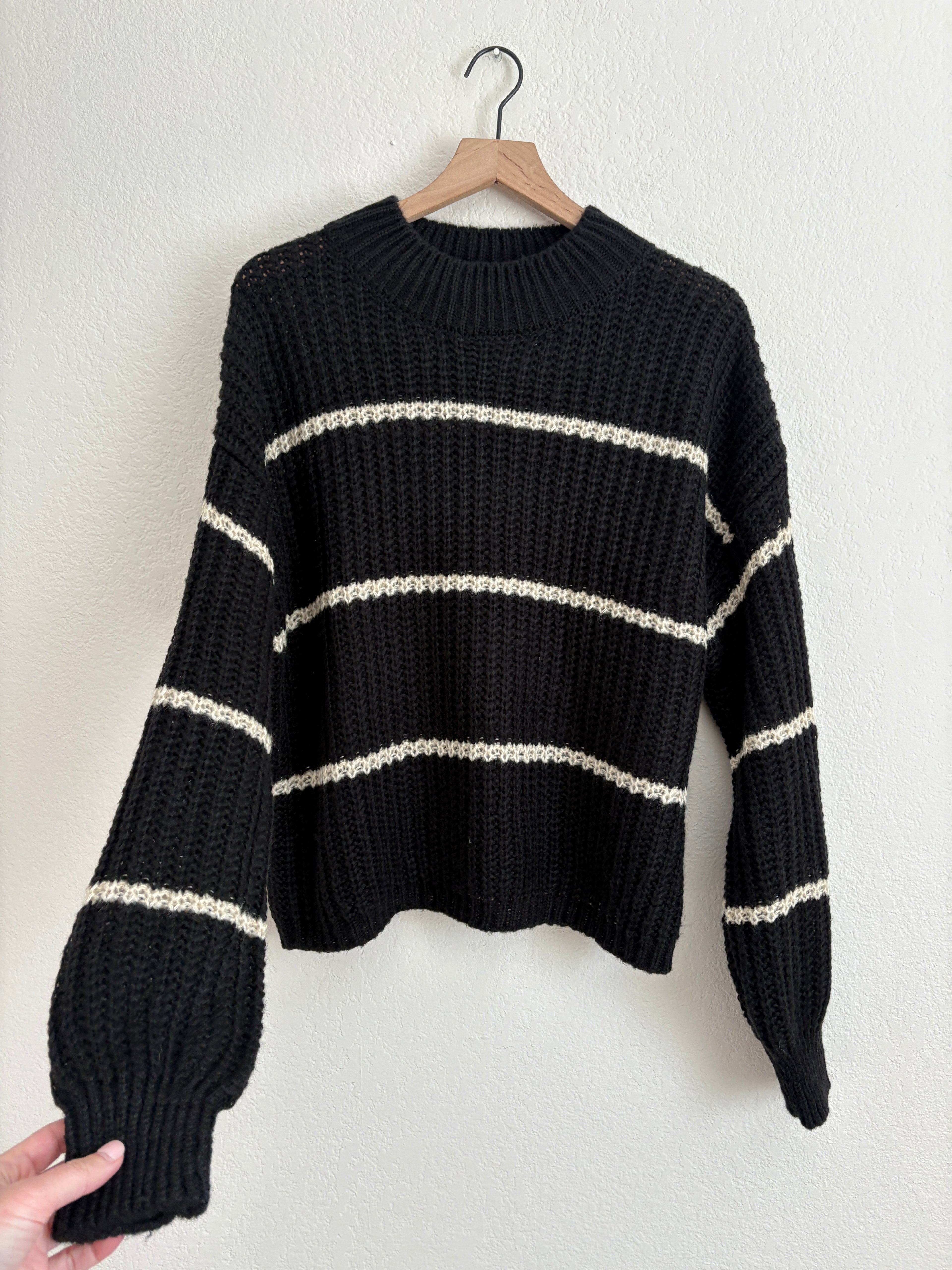New Willow Striped Sweater (L)